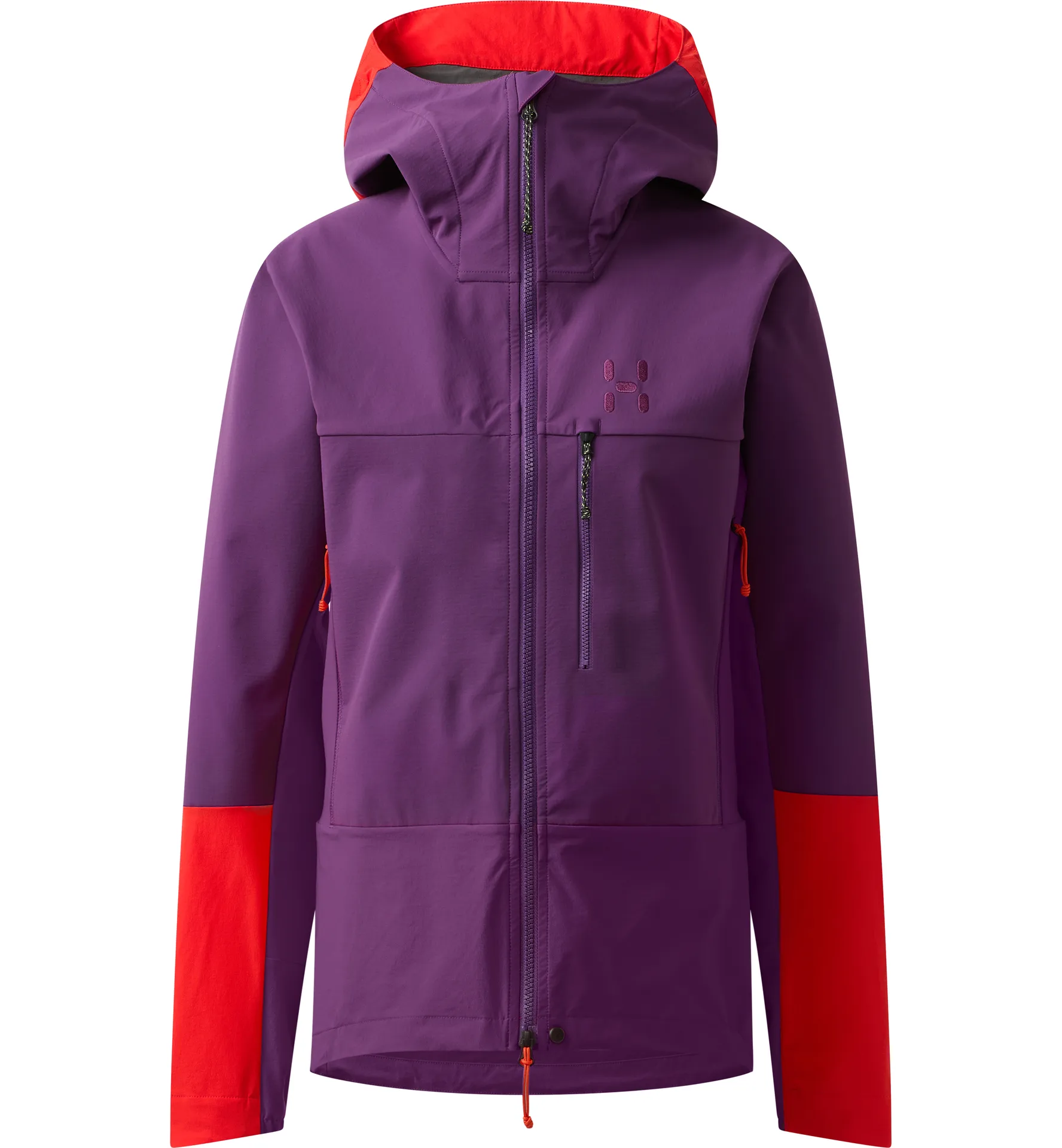 ROC Sight Softshell II Jacket Women Purple Night/Tech Red