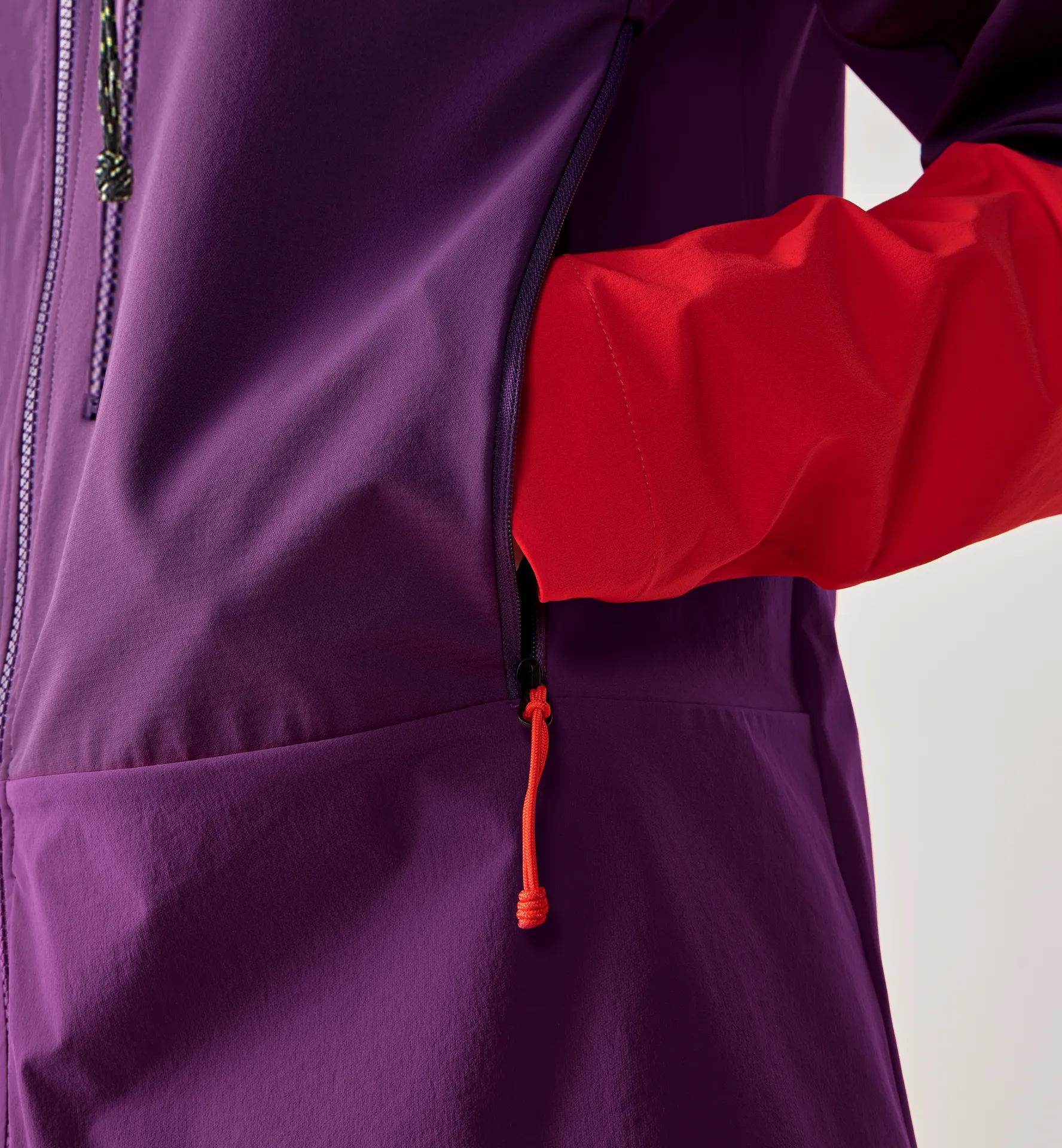 ROC Sight Softshell II Jacket Women Purple Night/Tech Red