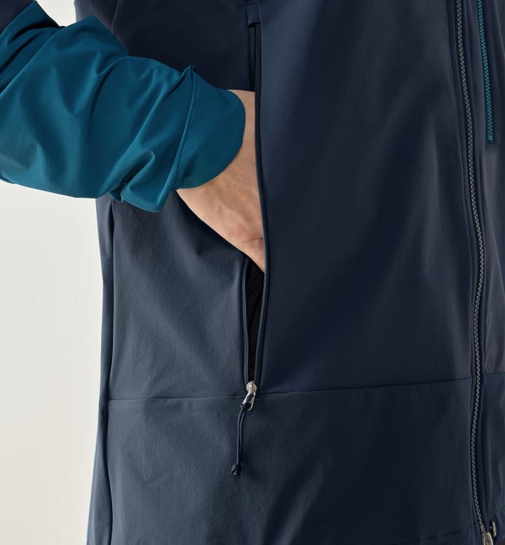 ROC Sight Softshell II Jacket Men Tarn Blue/Deep Teal ROC Sight Softshell II Jacket Men Tarn Blue/Deep Teal