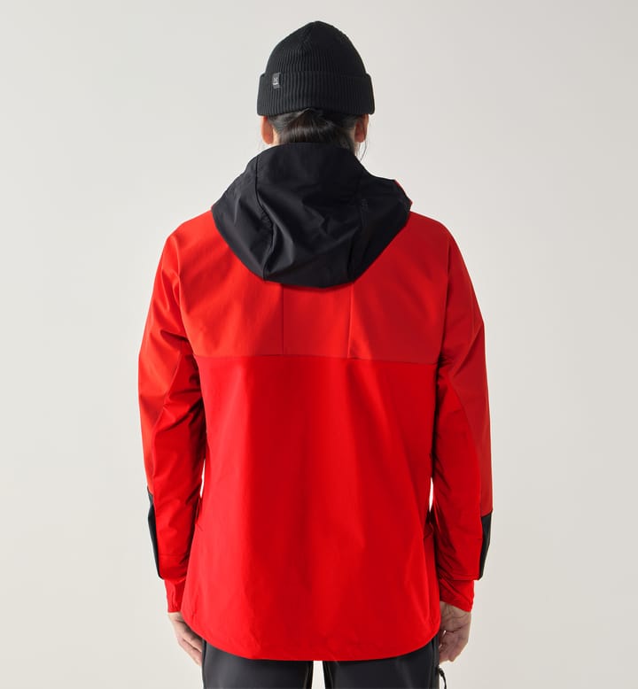 ROC Sight Softshell II Jacket Men Tech red/True black ROC Sight Softshell II Jacket Men Tech red/True black