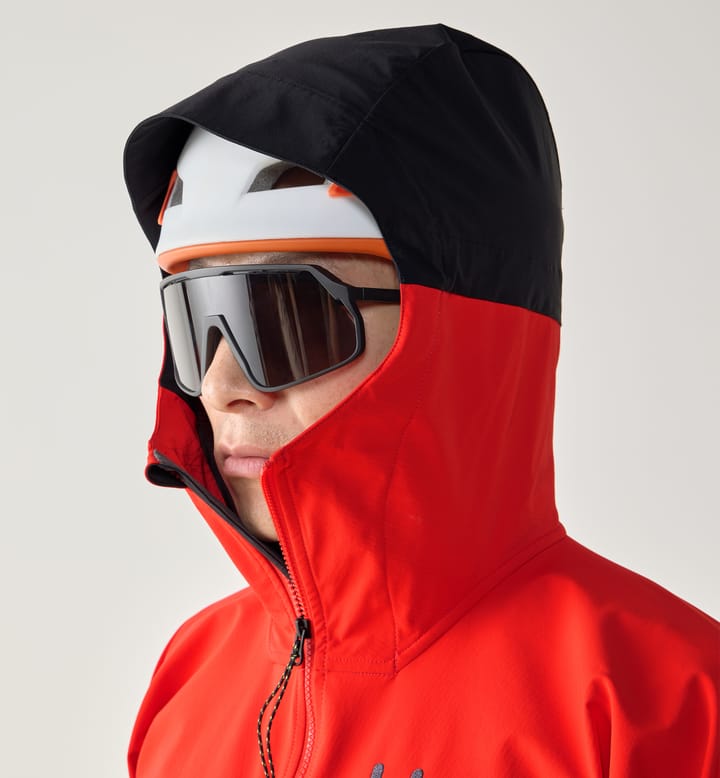 ROC Sight Softshell II Jacket Men Tech red/True black ROC Sight Softshell II Jacket Men Tech red/True black