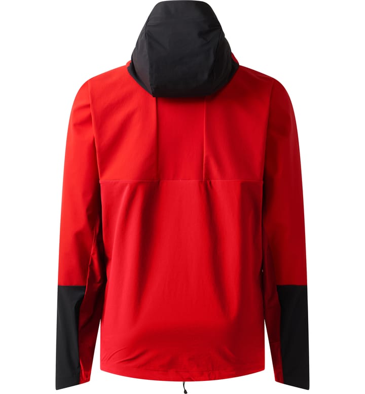 ROC Sight Softshell II Jacket Men Tech red/True black ROC Sight Softshell II Jacket Men Tech red/True black