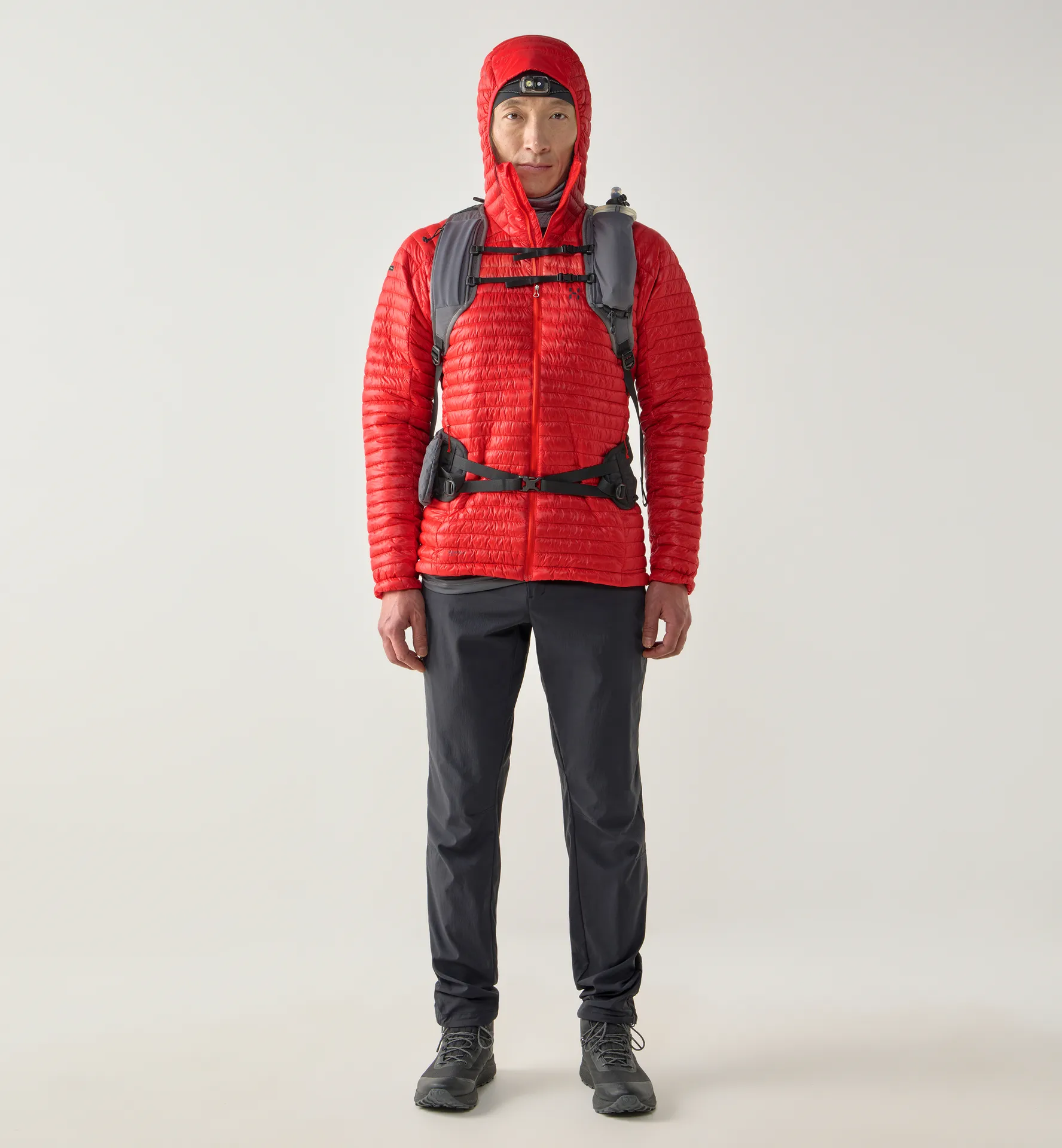 L.I.M Mimic II Hood Men Tech Red
