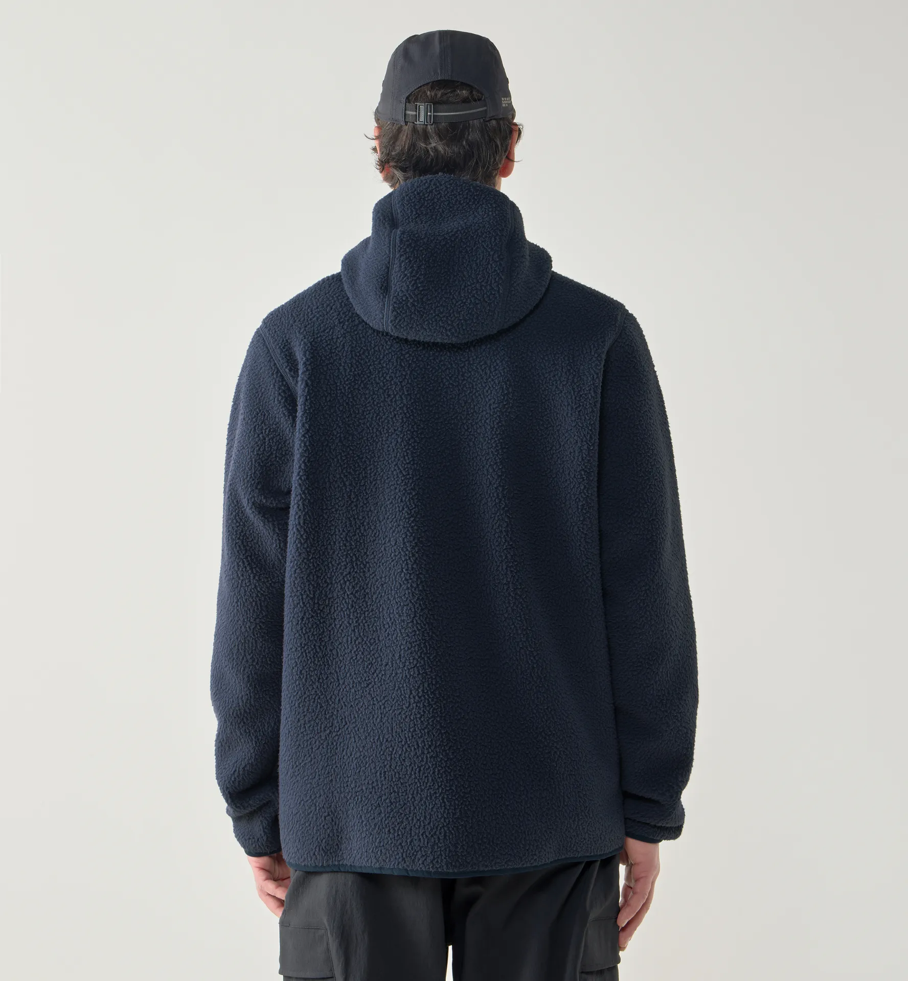 Funäs Pile Hood Men Tarn Blue