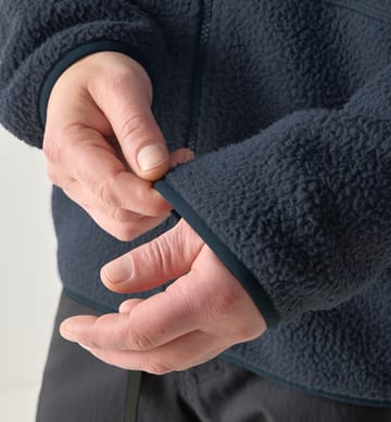 Funäs Pile Hood Men Tarn Blue
