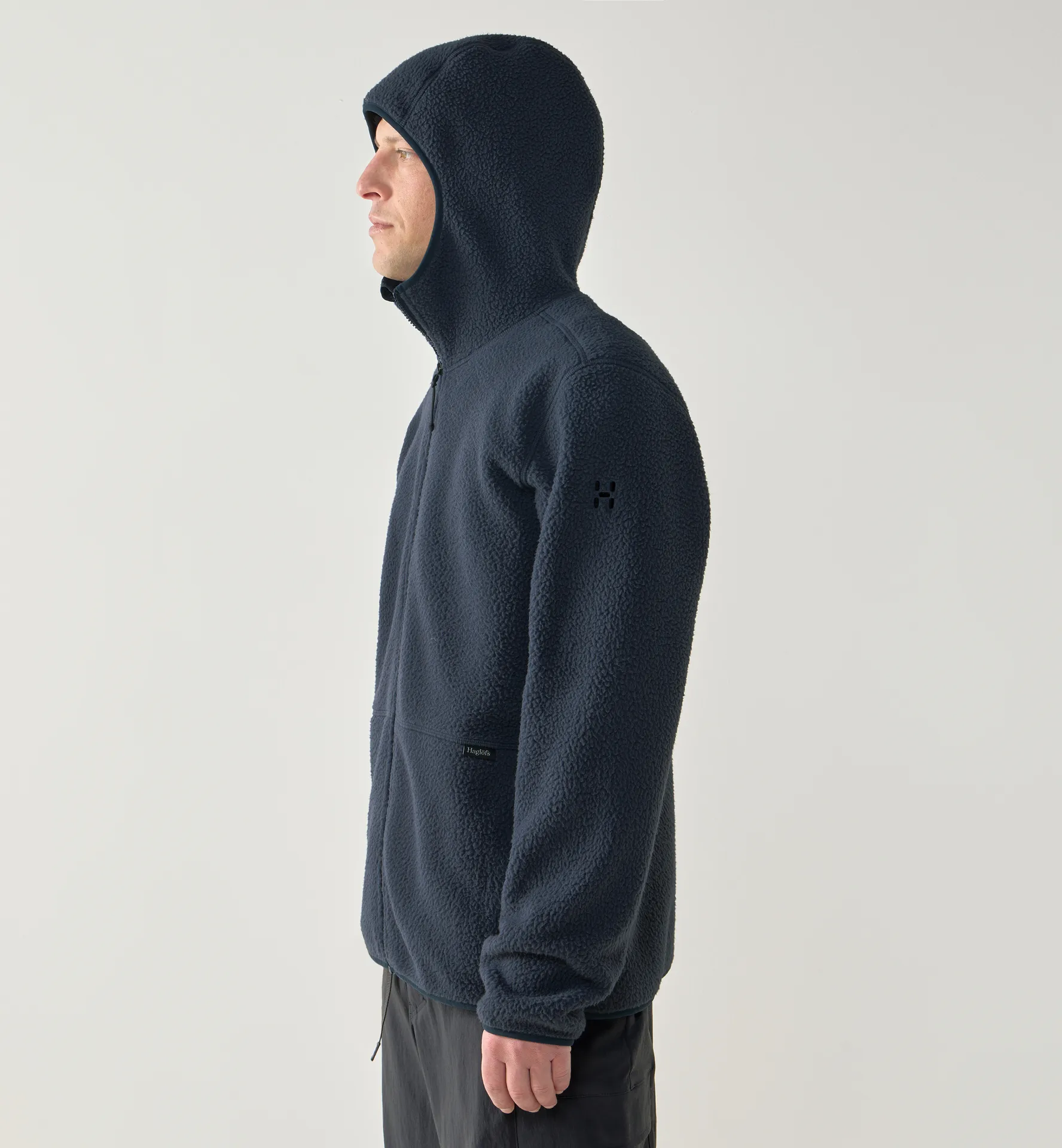 Funäs Pile Hood Men | Tarn Blue | Hiking | Activities | Men