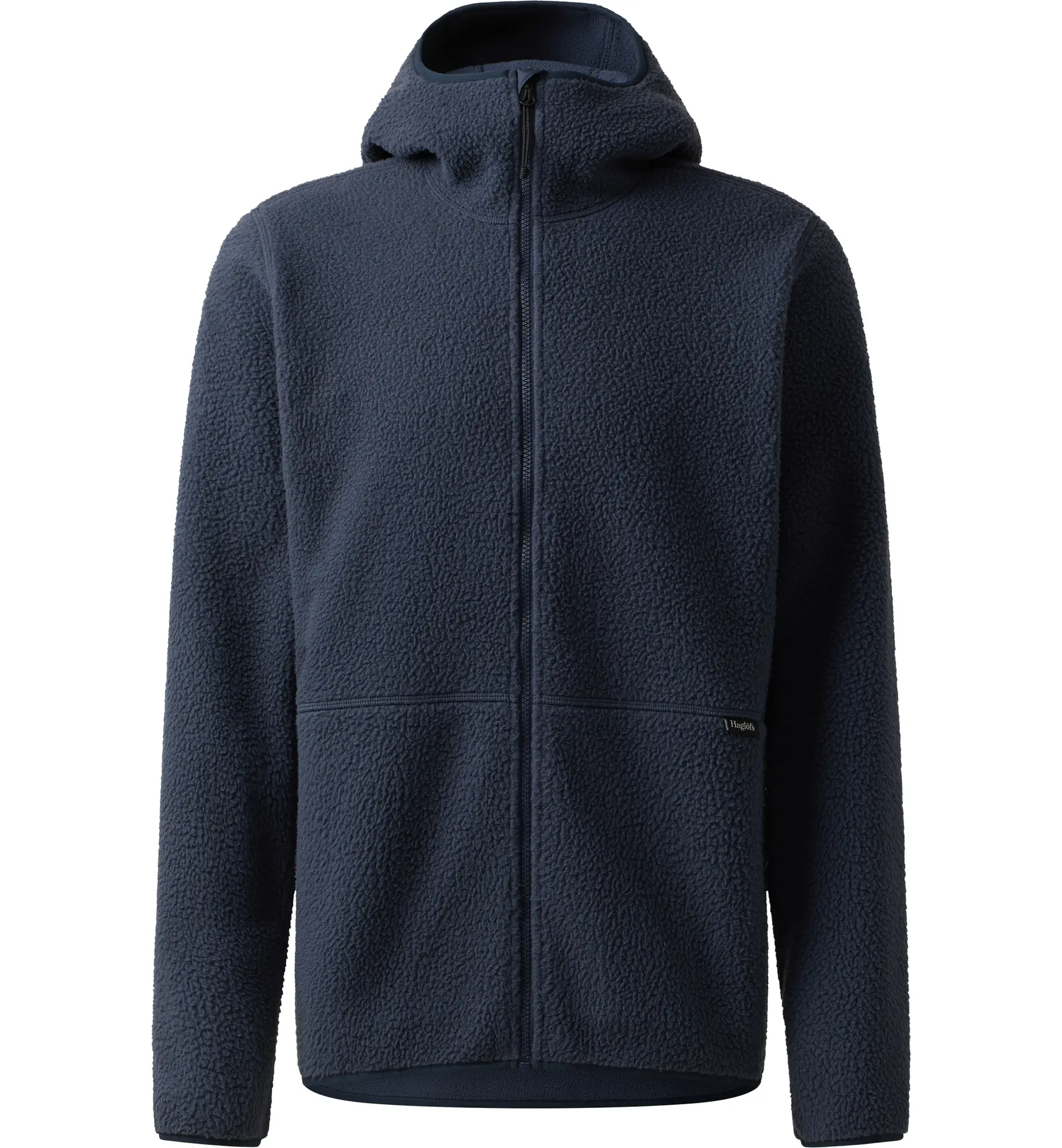 Funäs Pile Hood Men Tarn Blue