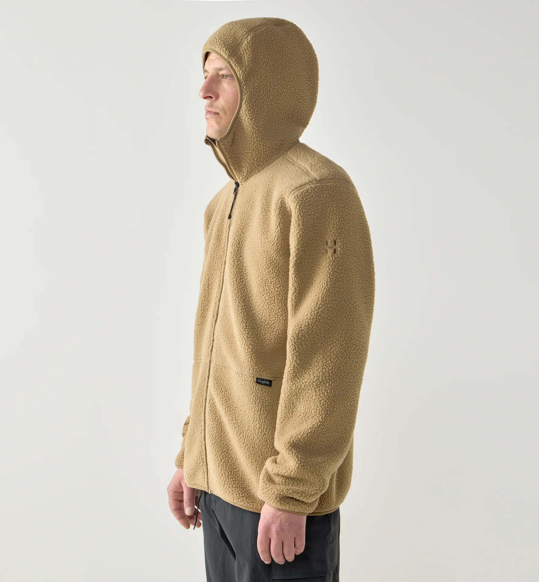 Funäs Pile Hood Men Oak Brown
