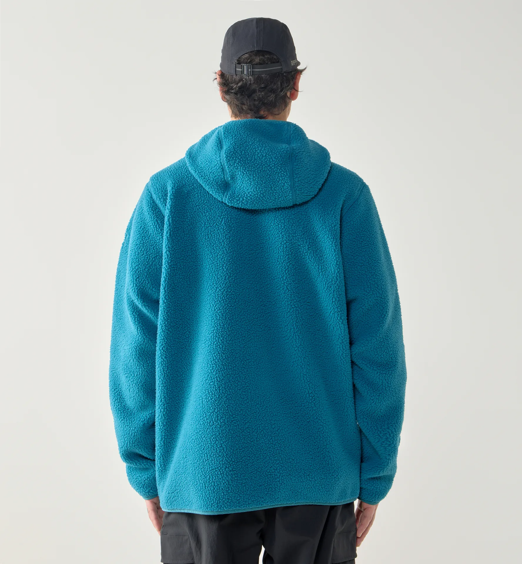 Funäs Pile Hood Men Deep Teal