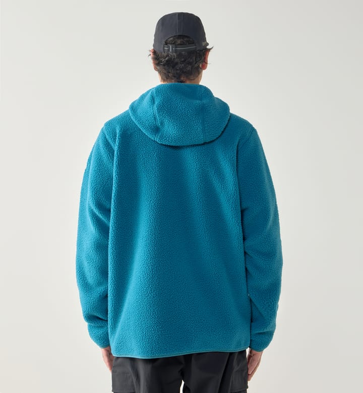 Funäs Pile Hood Men Deep Teal Funäs Pile Hood Men Deep Teal