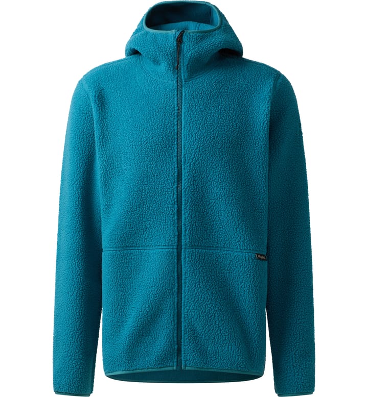 Funäs Pile Hood Men Deep Teal Funäs Pile Hood Men Deep Teal