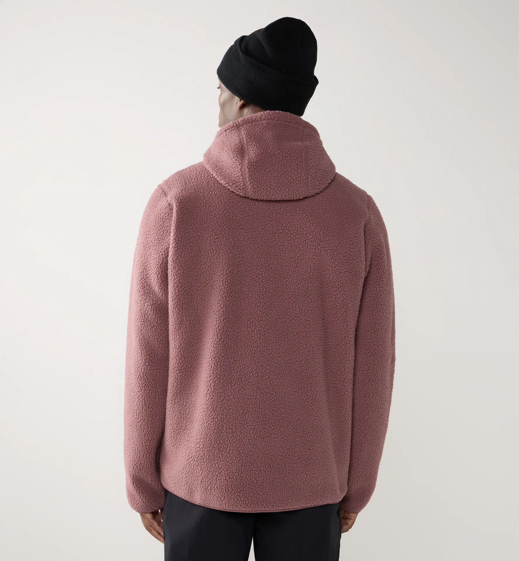 Funäs Pile Hood Men Misty Mauve