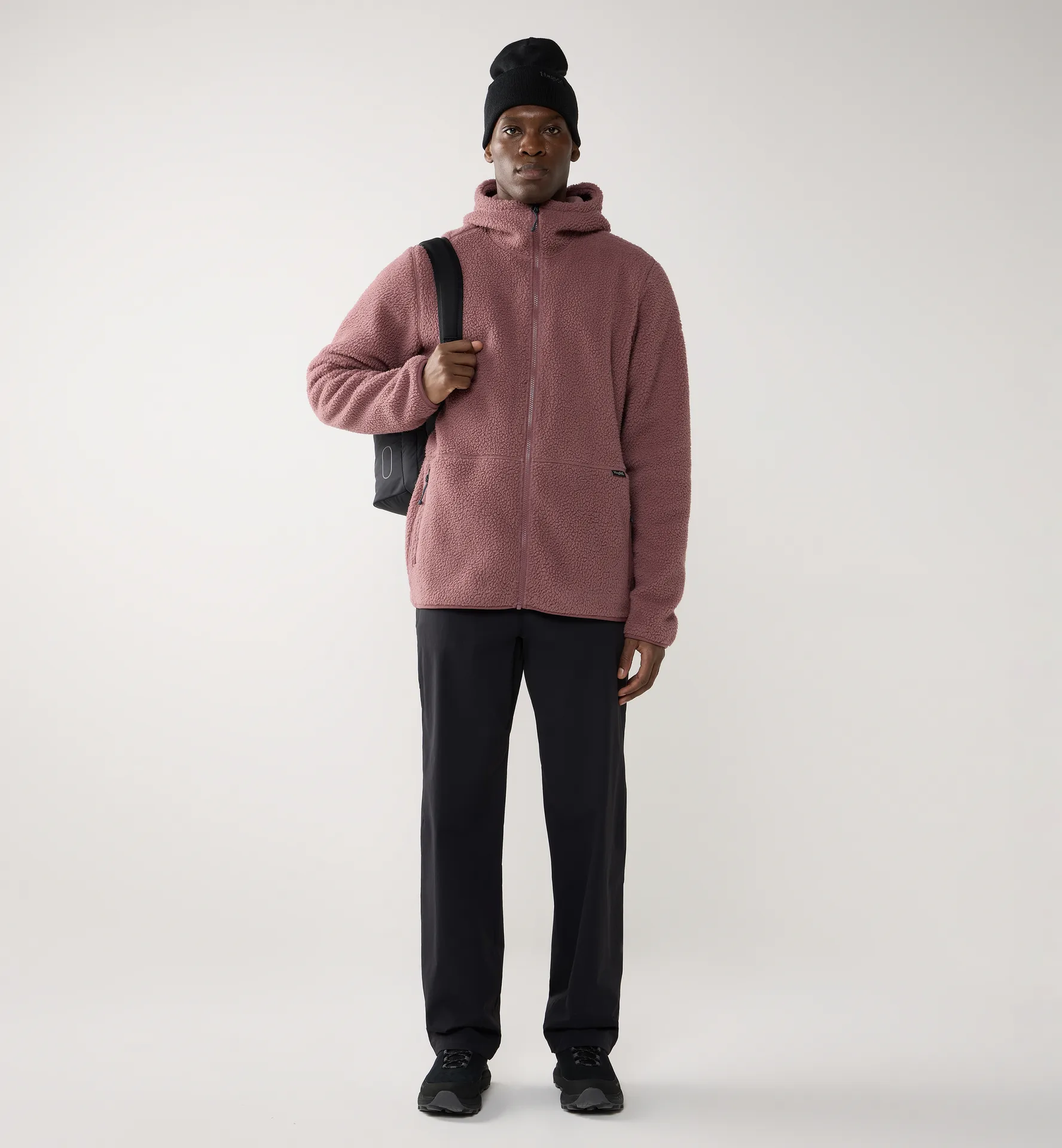 Funäs Pile Hood Men Misty Mauve