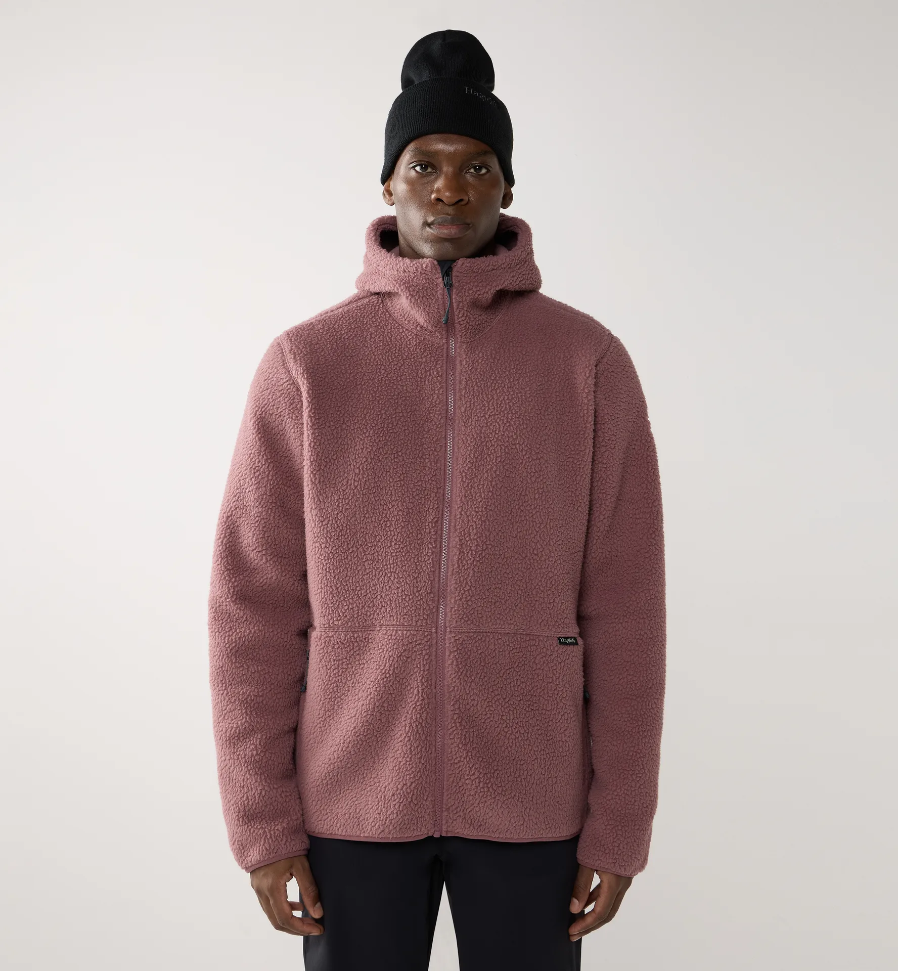 Funäs Pile Hood Men Misty Mauve