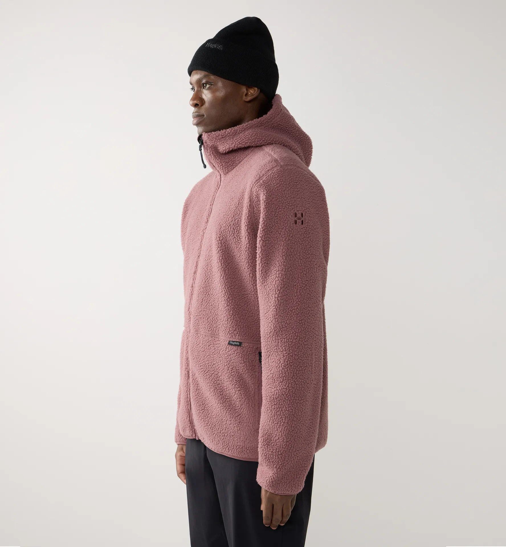 Funäs Pile Hood Men Misty Mauve