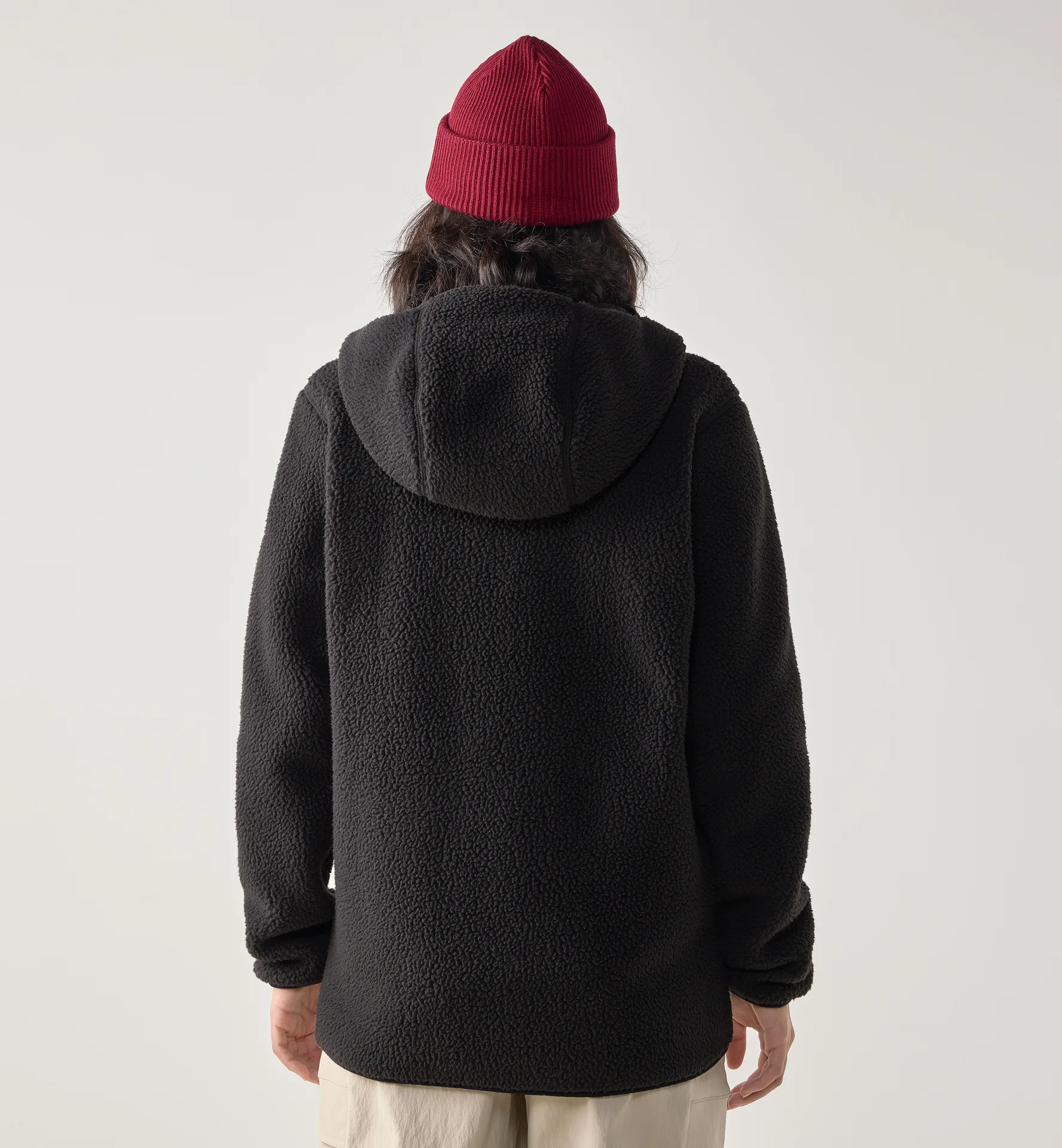 Funäs Pile Hood Women True Black