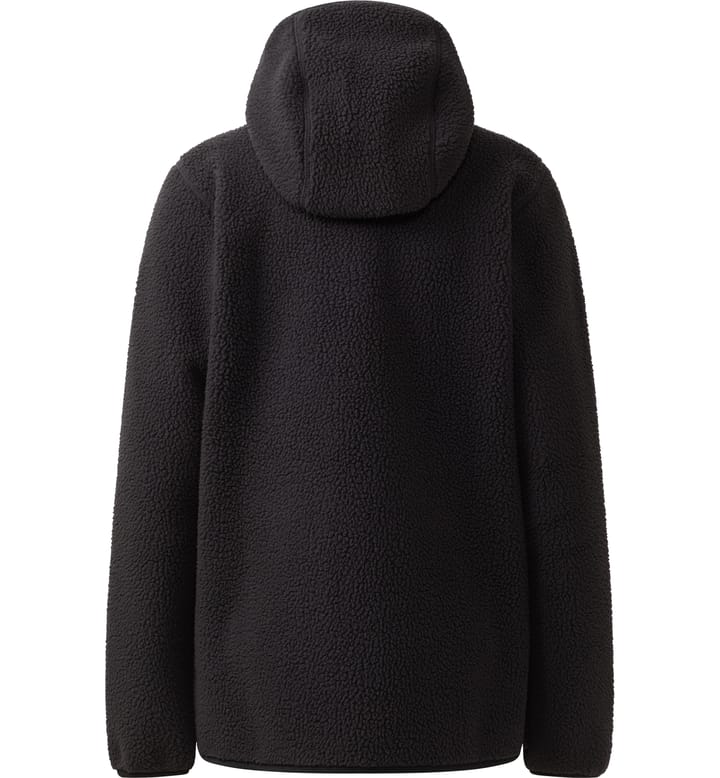 Funäs Pile Hood Women True Black Funäs Pile Hood Women True Black