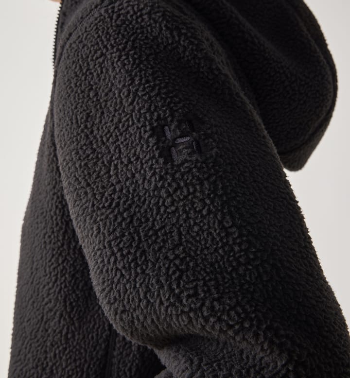 Funäs Pile Hood Women True Black Funäs Pile Hood Women True Black