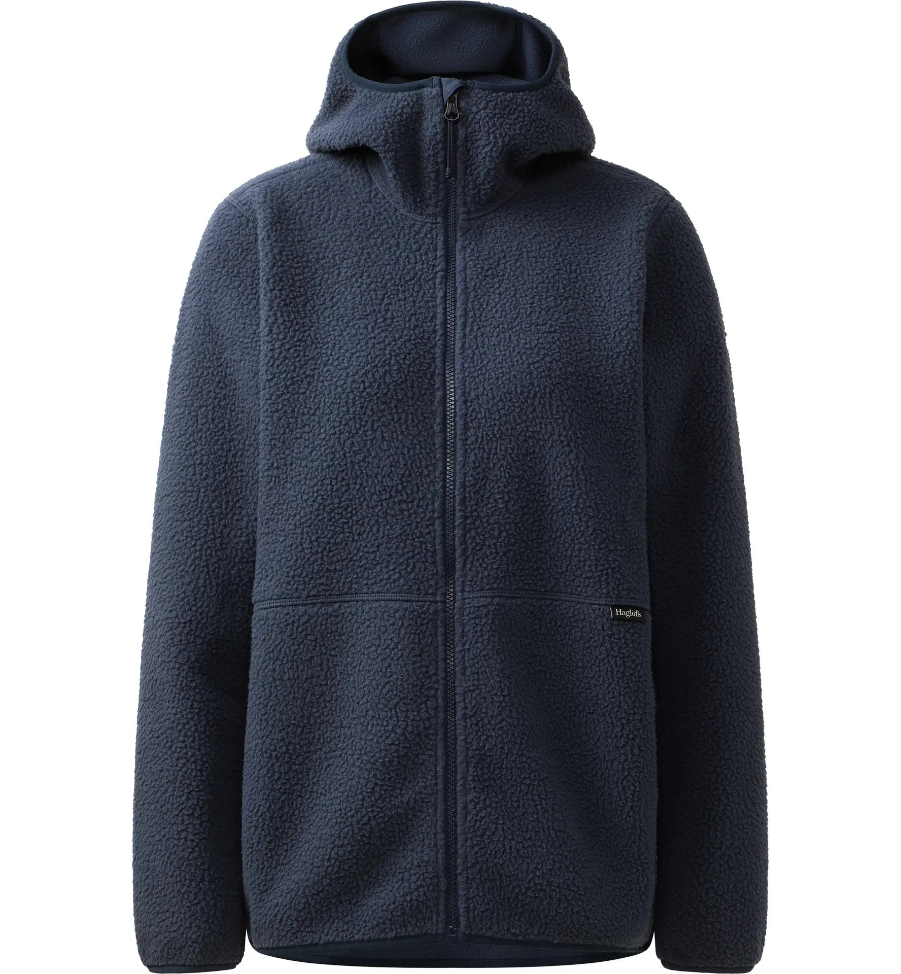 Funäs Pile Hood Women Tarn Blue
