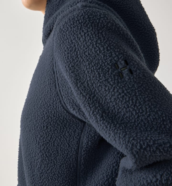 Funäs Pile Hood Women Tarn Blue Funäs Pile Hood Women Tarn Blue