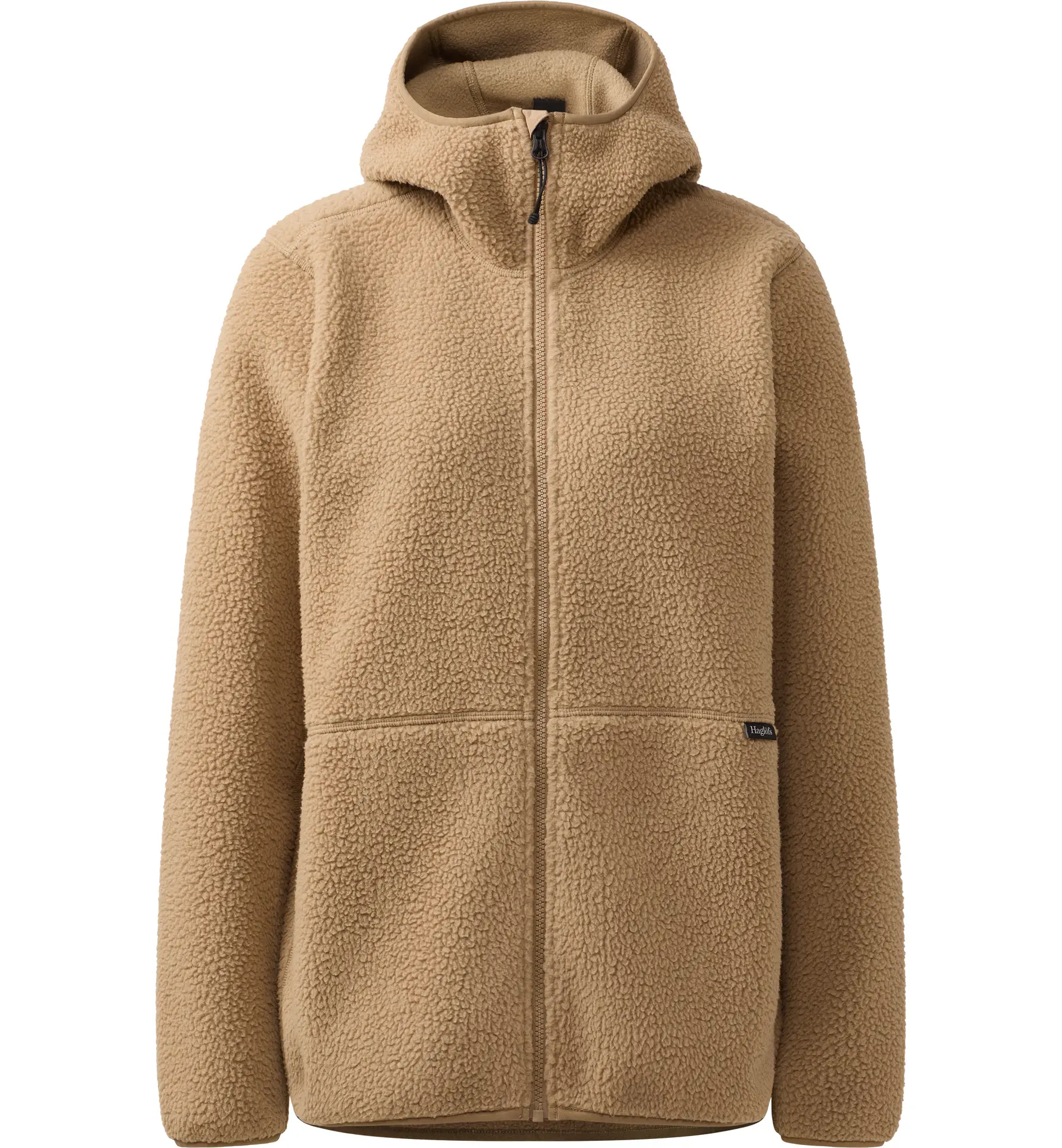 Funäs Pile Hood Women Oak Brown