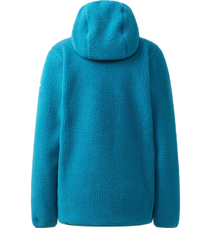 Funäs Pile Hood Women Deep Teal Funäs Pile Hood Women Deep Teal