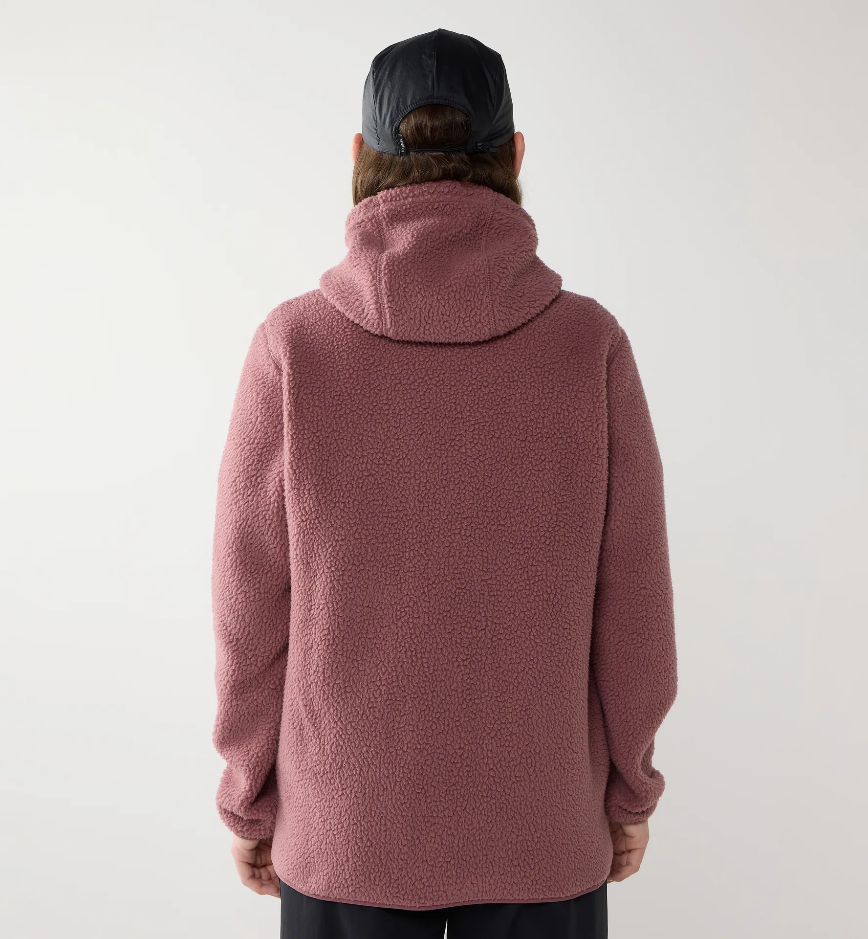 Funäs Pile Hood Women Misty Mauve