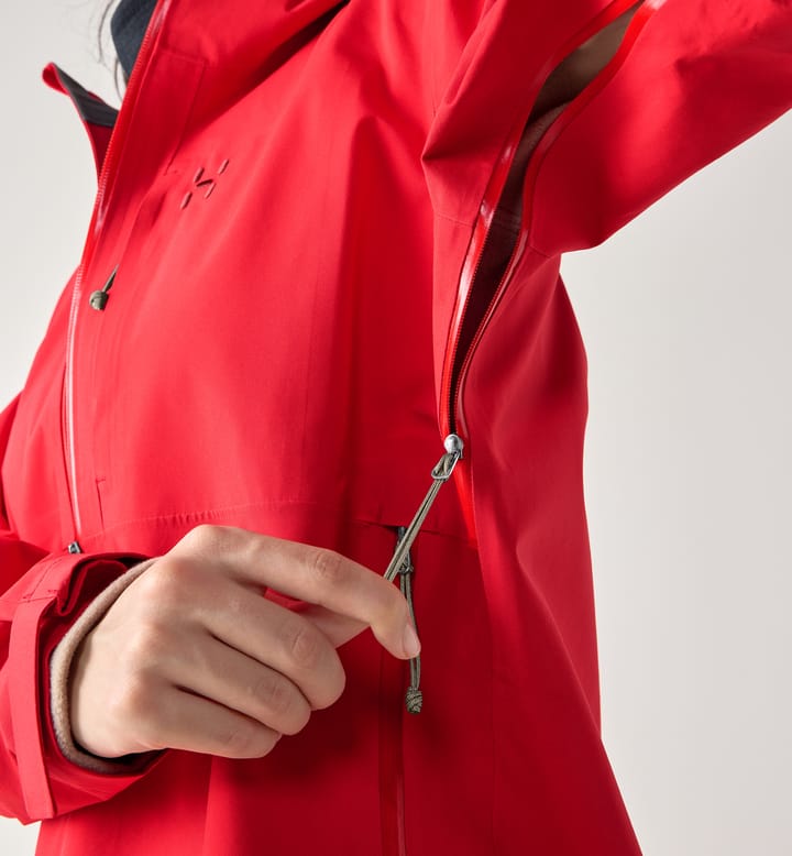 Front Proof II Jacket Women Bright Red Front Proof II Jacket Women Bright Red