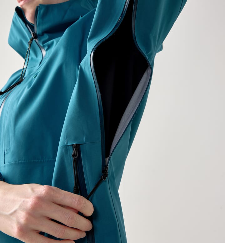 Front Proof II Jacket Women Deep Teal Front Proof II Jacket Women Deep Teal