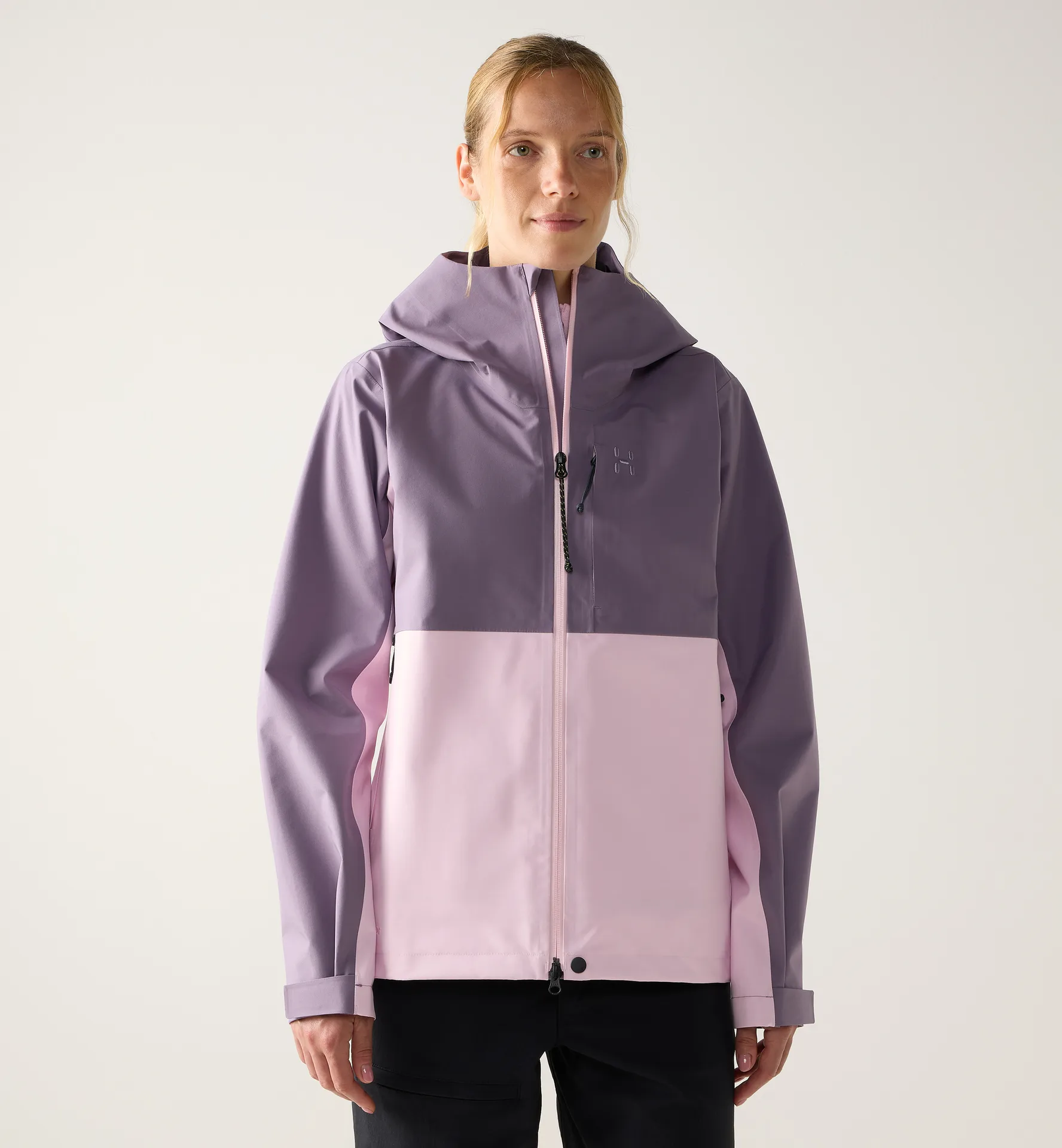 Haglöfs Front Proof II Jacket Women Purple Fog/Fresh Pink - Damen - XL