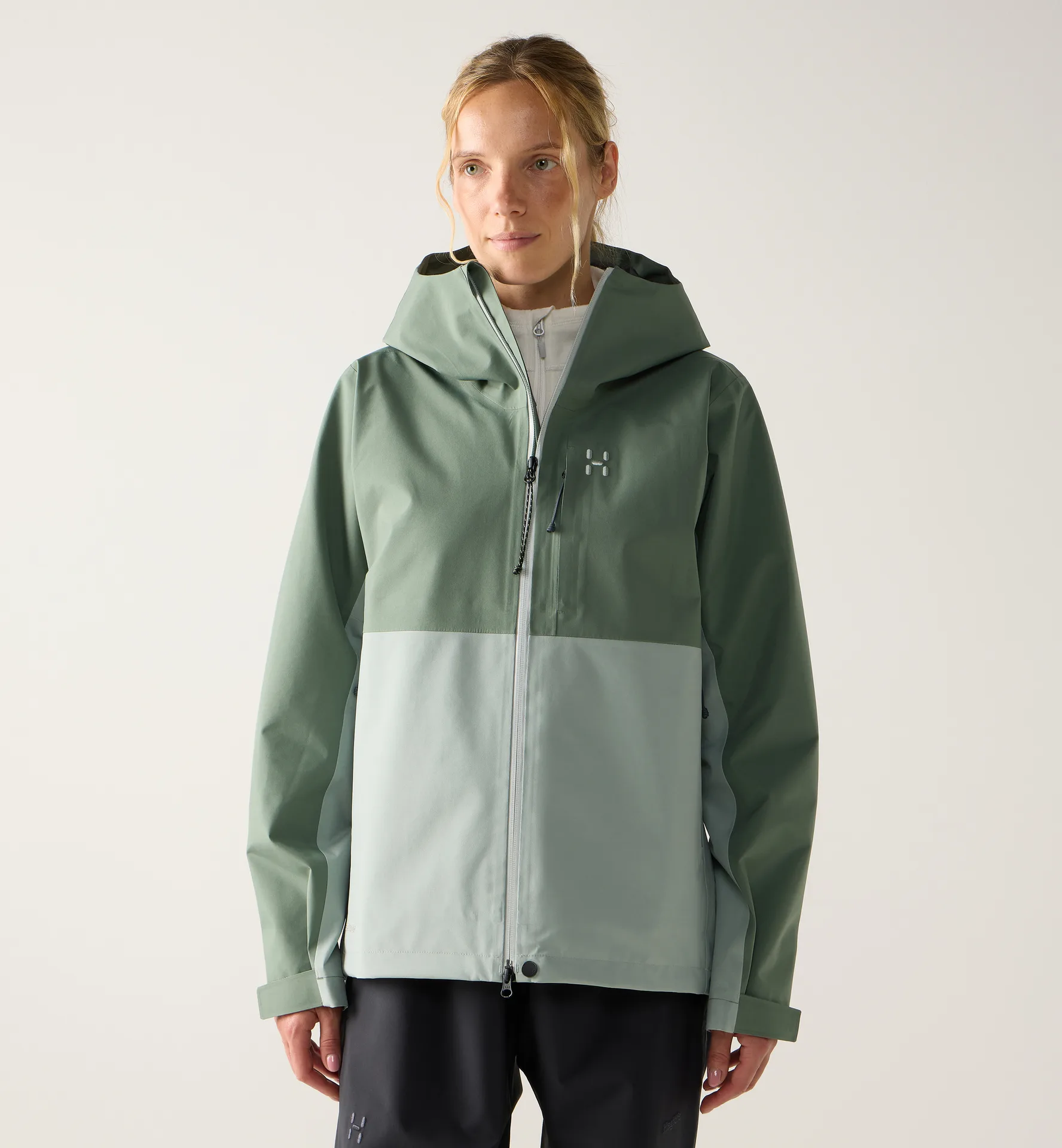Haglöfs Front Proof II Jacket Women Chlorophyll Green/Dew Green - Damen - XL