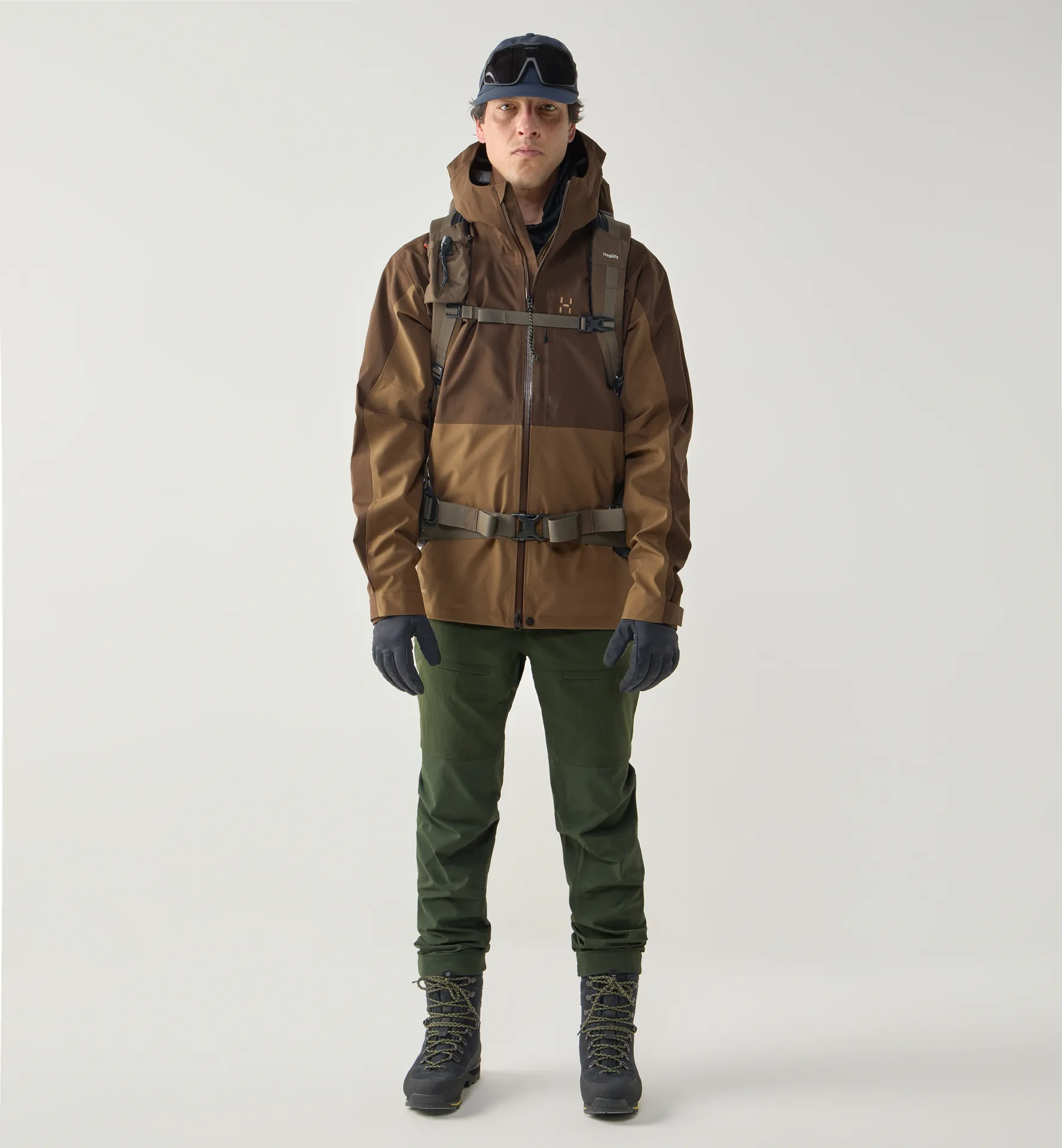 Front Proof II Jacket Men Woodland Brown/Teak Brown