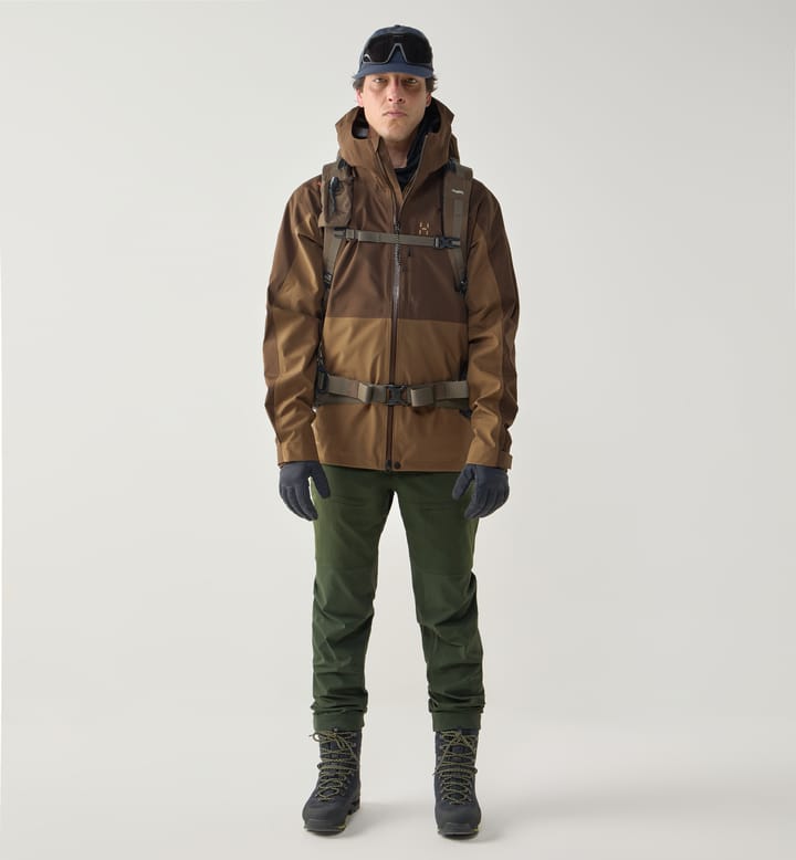 Front Proof II Jacket Men Woodland Brown/Teak Brown Front Proof II Jacket Men Woodland Brown/Teak Brown