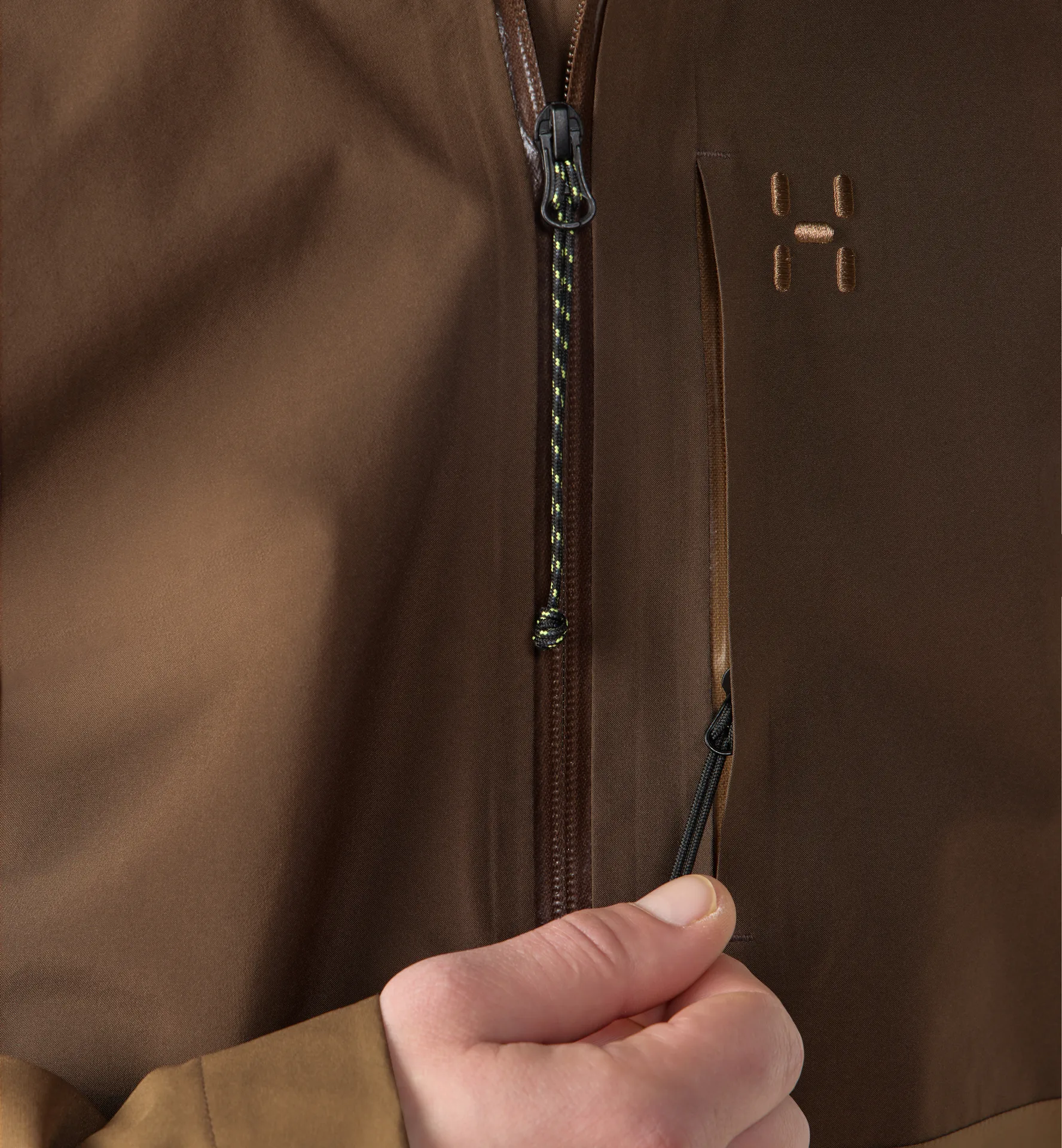 Front Proof II Jacket Men Woodland Brown/Teak Brown