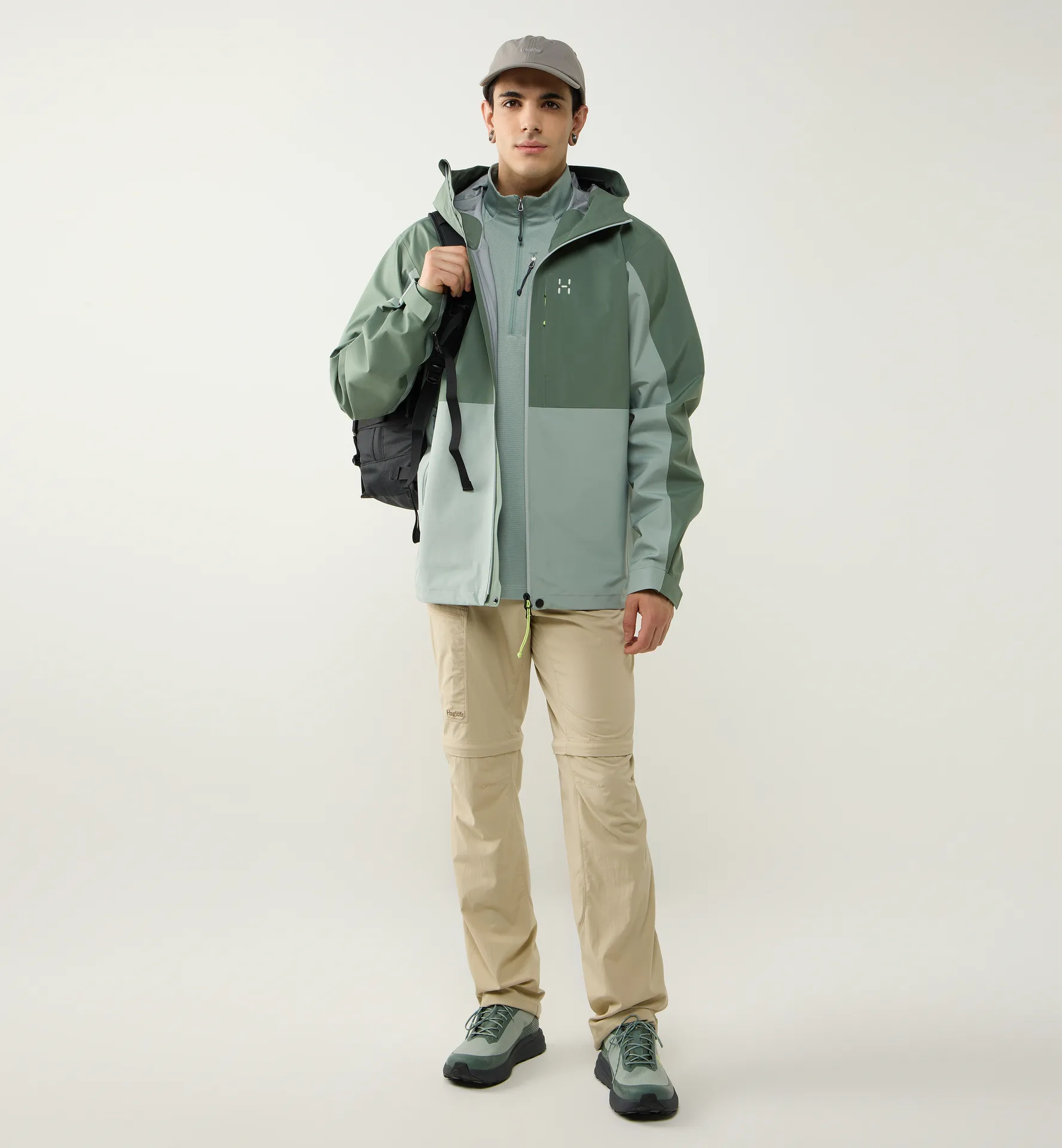 Front Proof II Jacket Men Chlorophyll Green/Dew Green