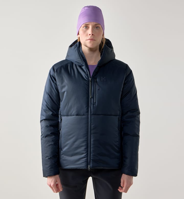 Breeze Mimic Hood Women Tarn Blue