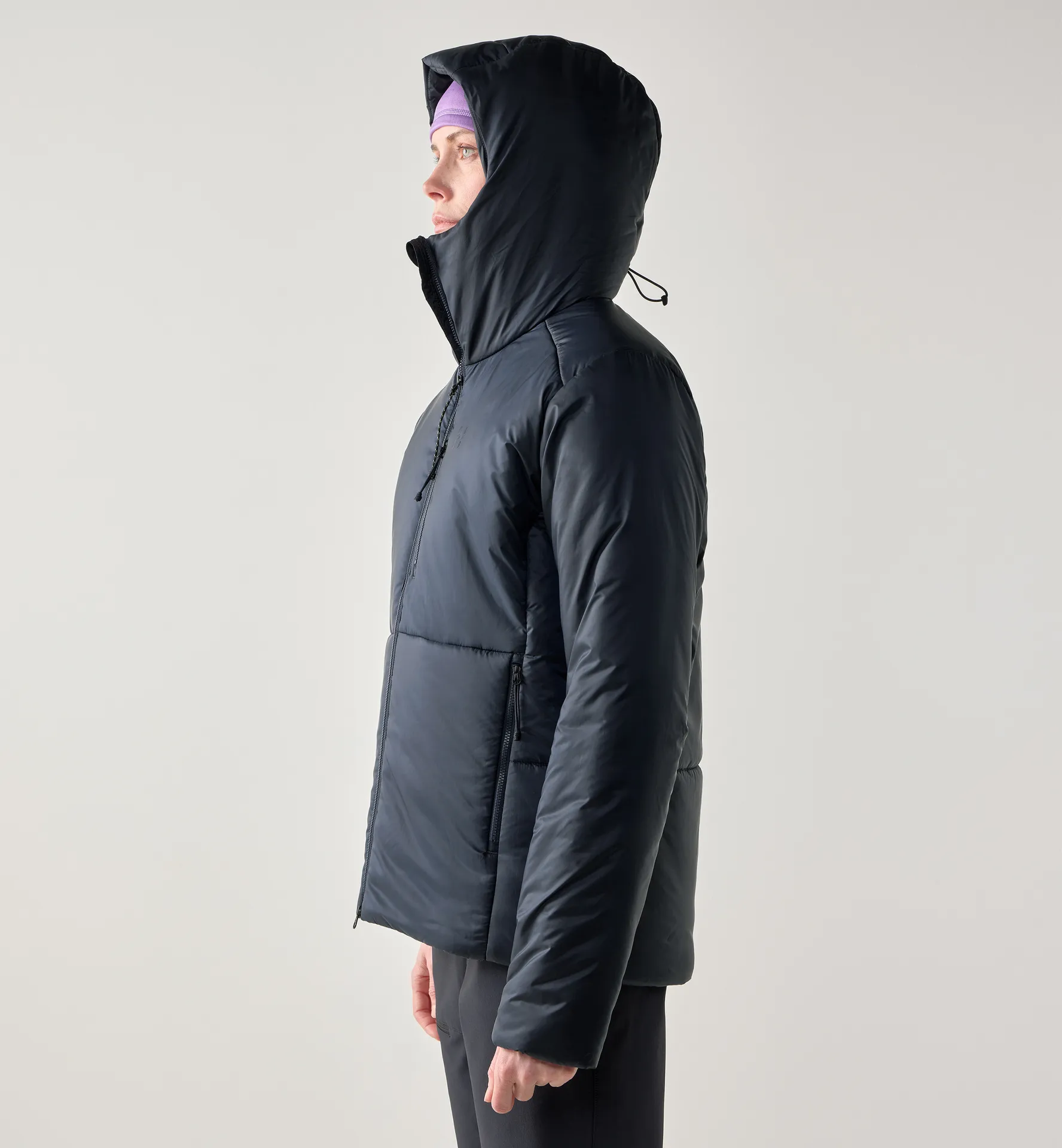 Breeze Mimic Hood Women Tarn Blue