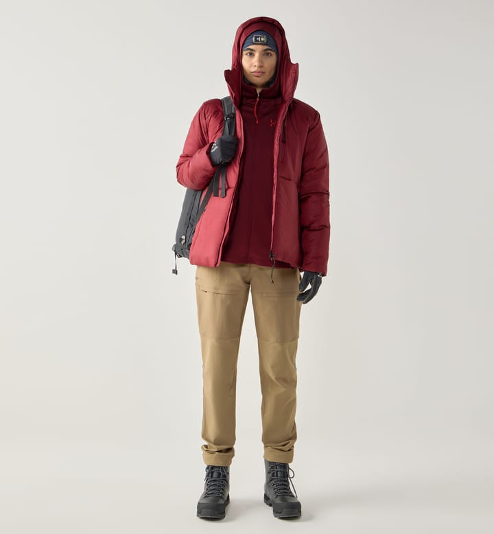 Breeze Mimic Hood Women Carmine Red Breeze Mimic Hood Women Carmine Red
