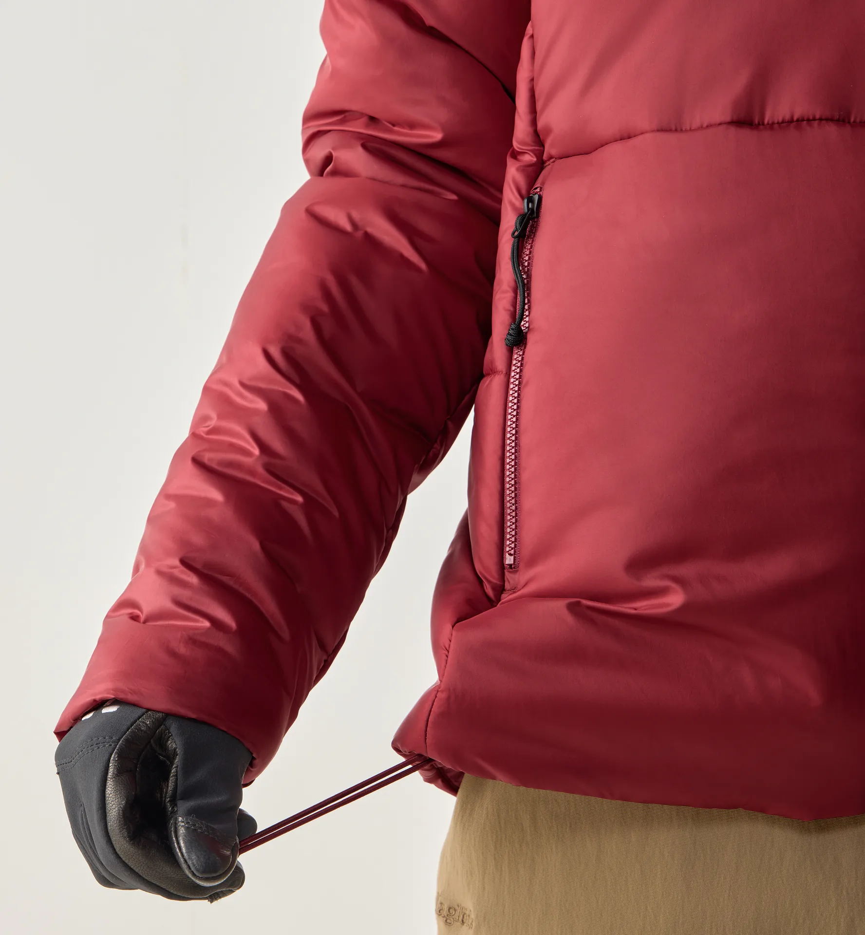 Breeze Mimic Hood Women Carmine Red