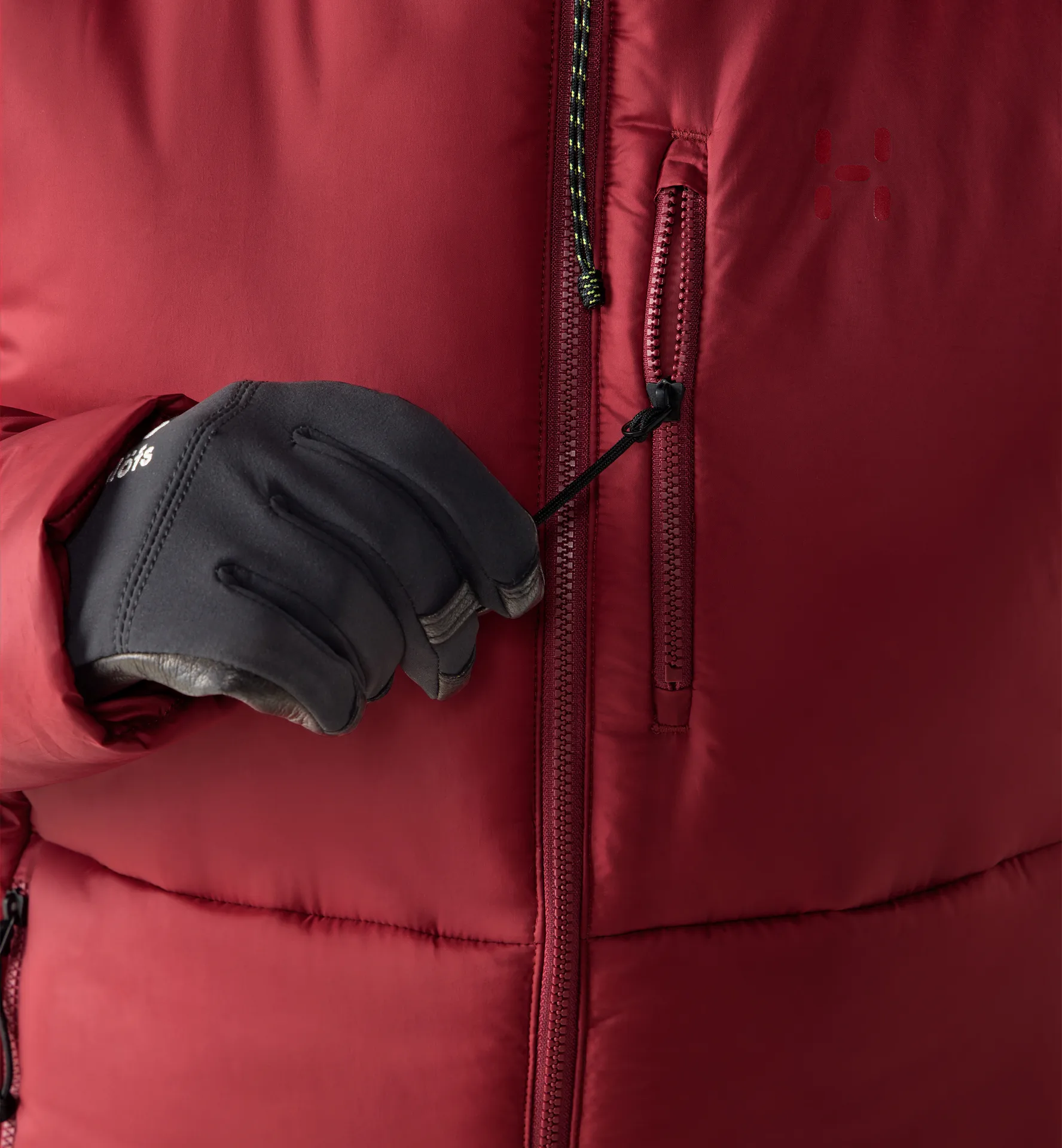 Breeze Mimic Hood Women Carmine Red