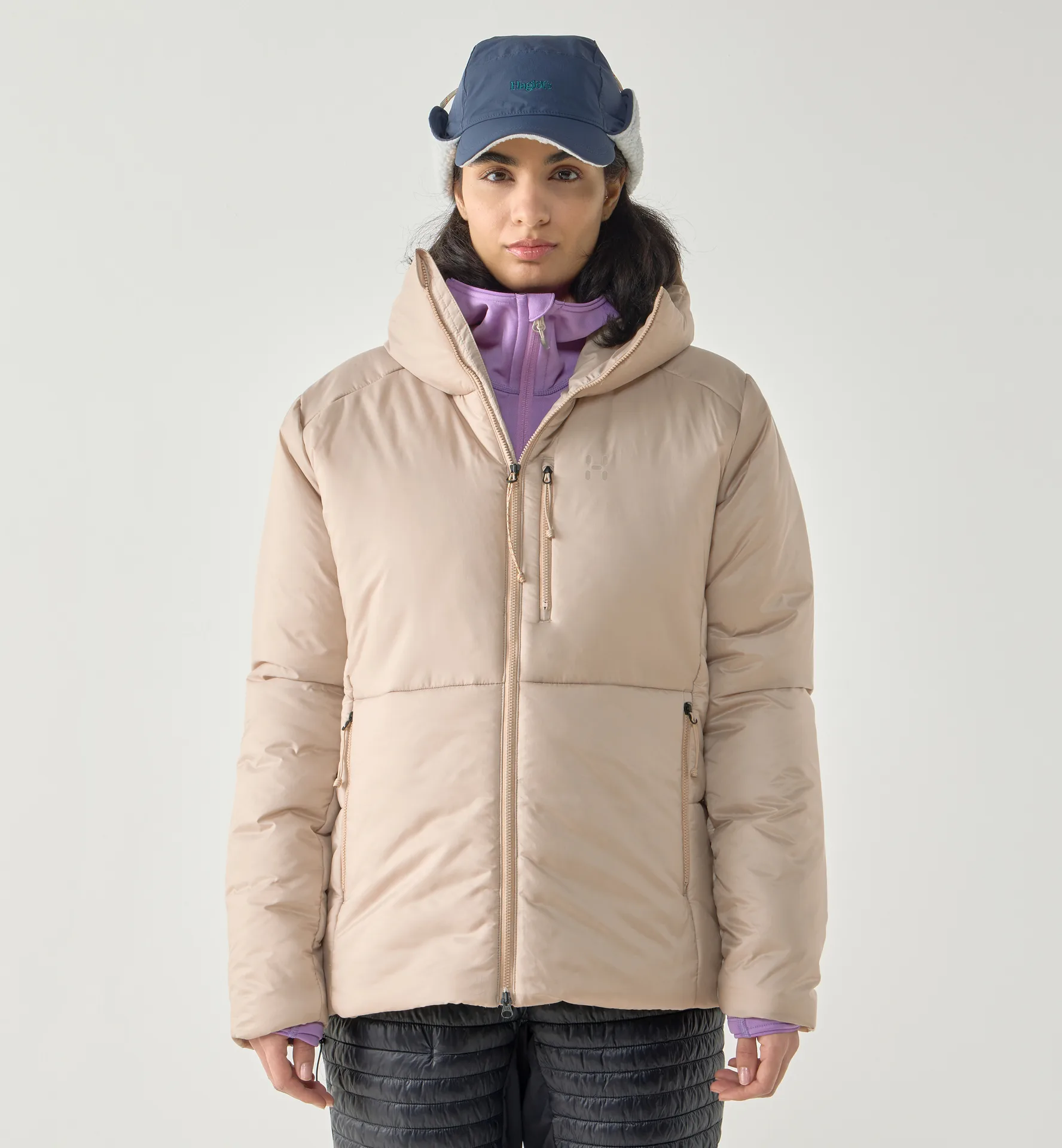 Breeze Mimic Hood Women Chalk Beige