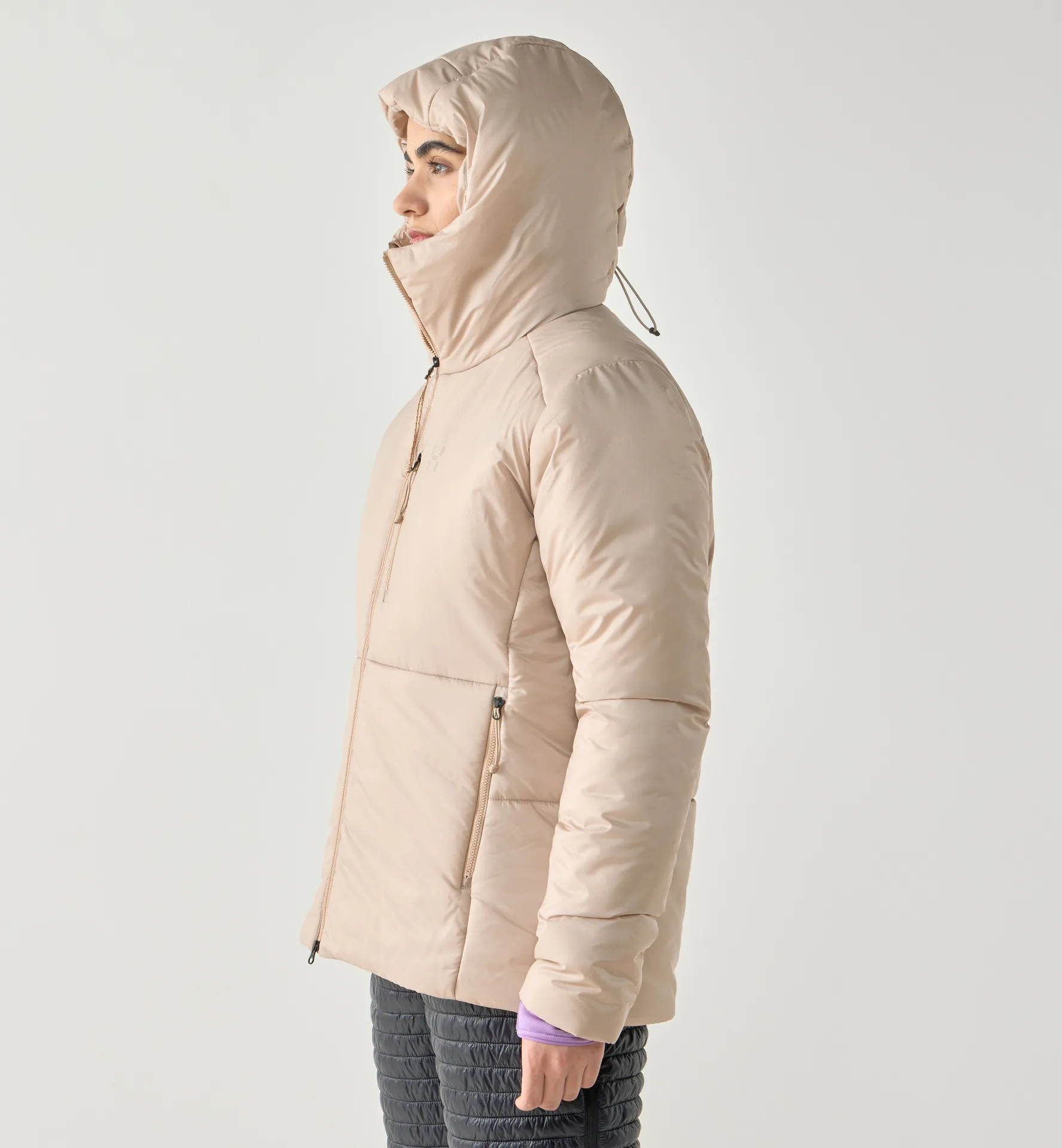 Breeze Mimic Hood Women Chalk Beige