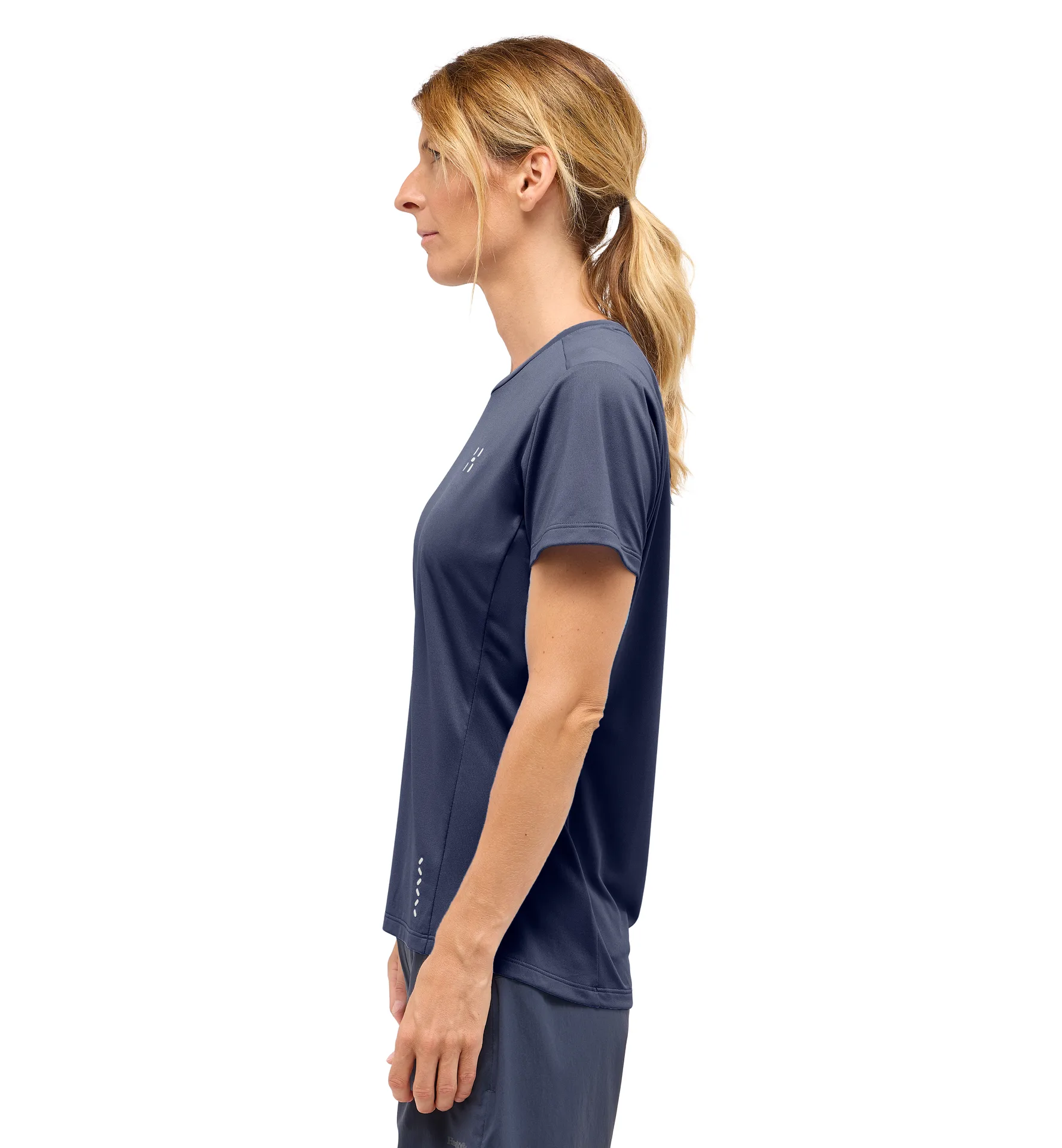 L.I.M Tech Tee Women Tarn Blue