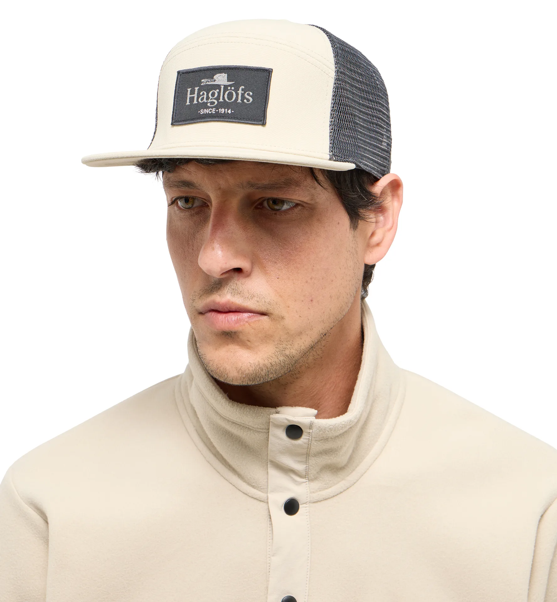 Haglöfs Trucker Cap Chalk Beige/Magnetite