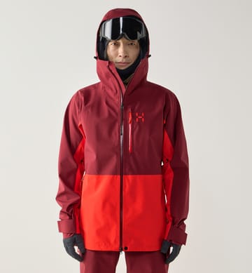 Alper Proof Jacket Men Carmine Red/Tech Red
