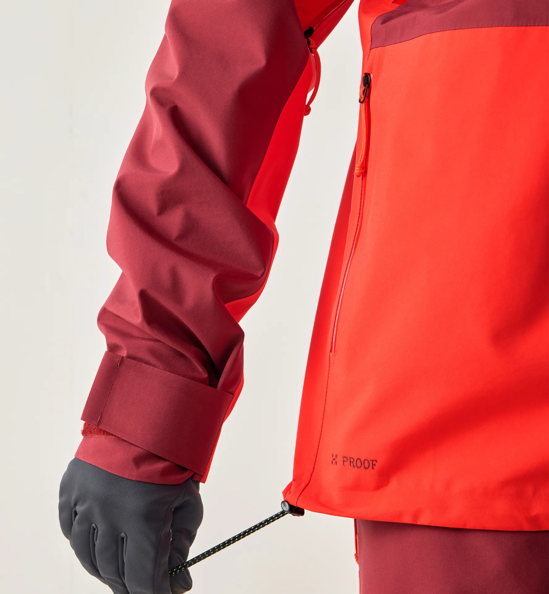 Alper Proof Jacket Men Carmine Red/Tech Red