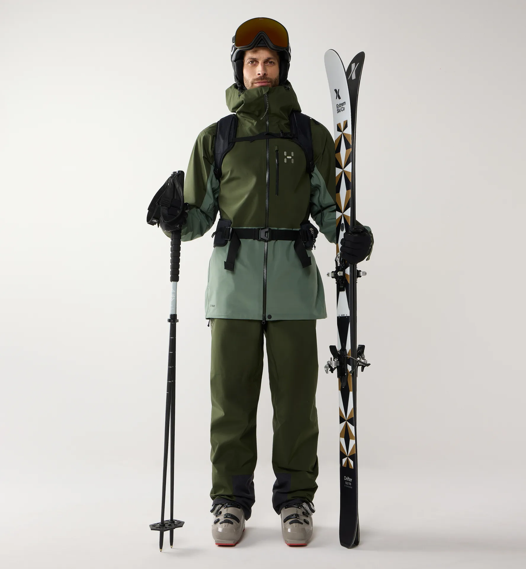 Alper Proof Jacket Men Seaweed Green/Chlorophyll Green