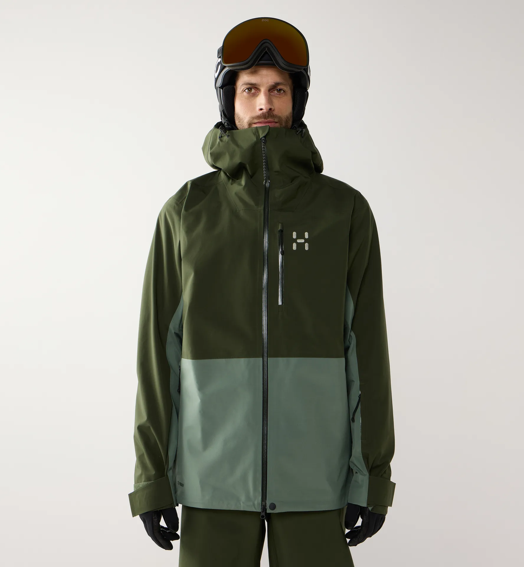 Alper Proof Jacket Men Seaweed Green/Chlorophyll Green