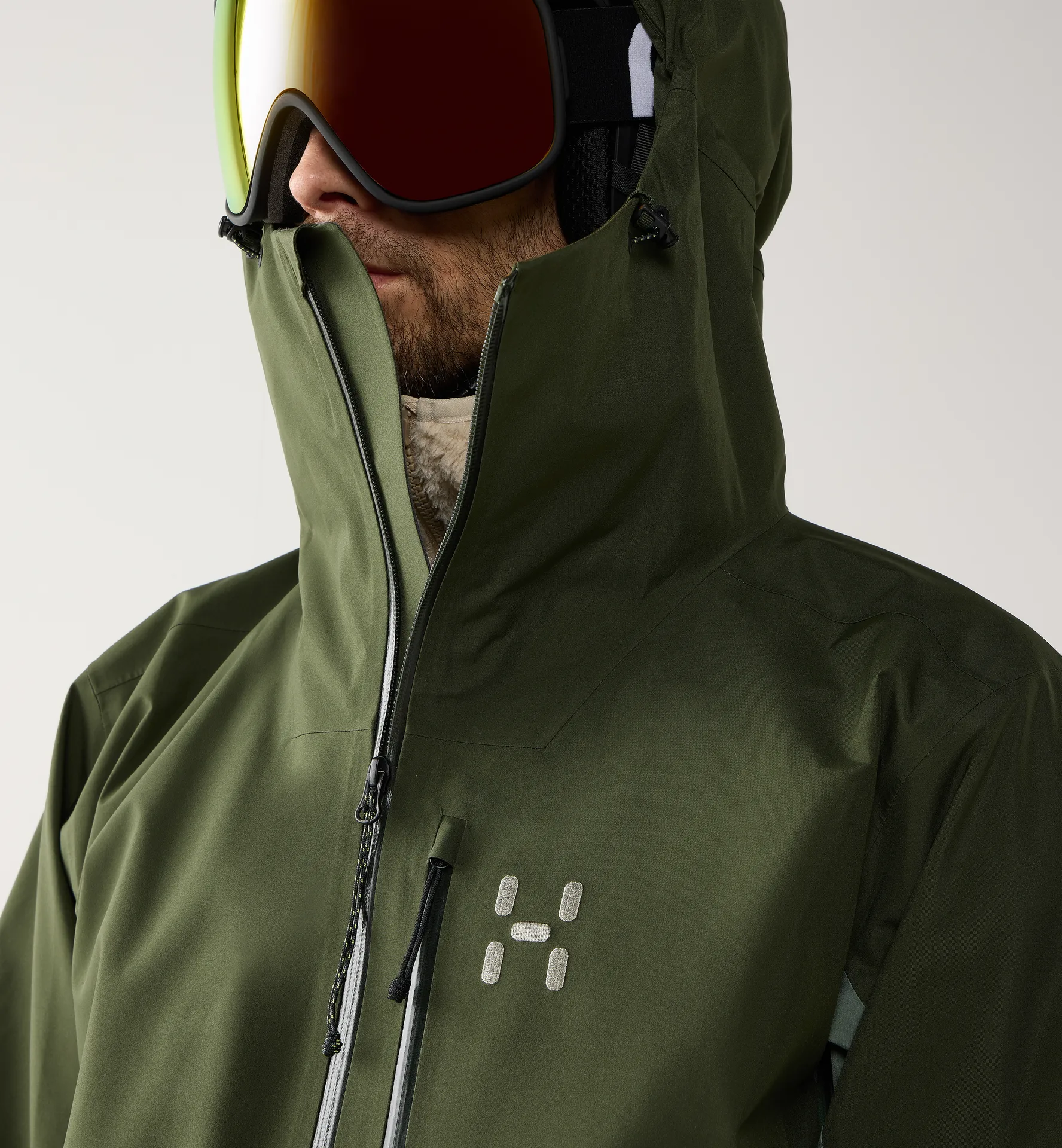 Alper Proof Jacket Men Seaweed Green/Chlorophyll Green