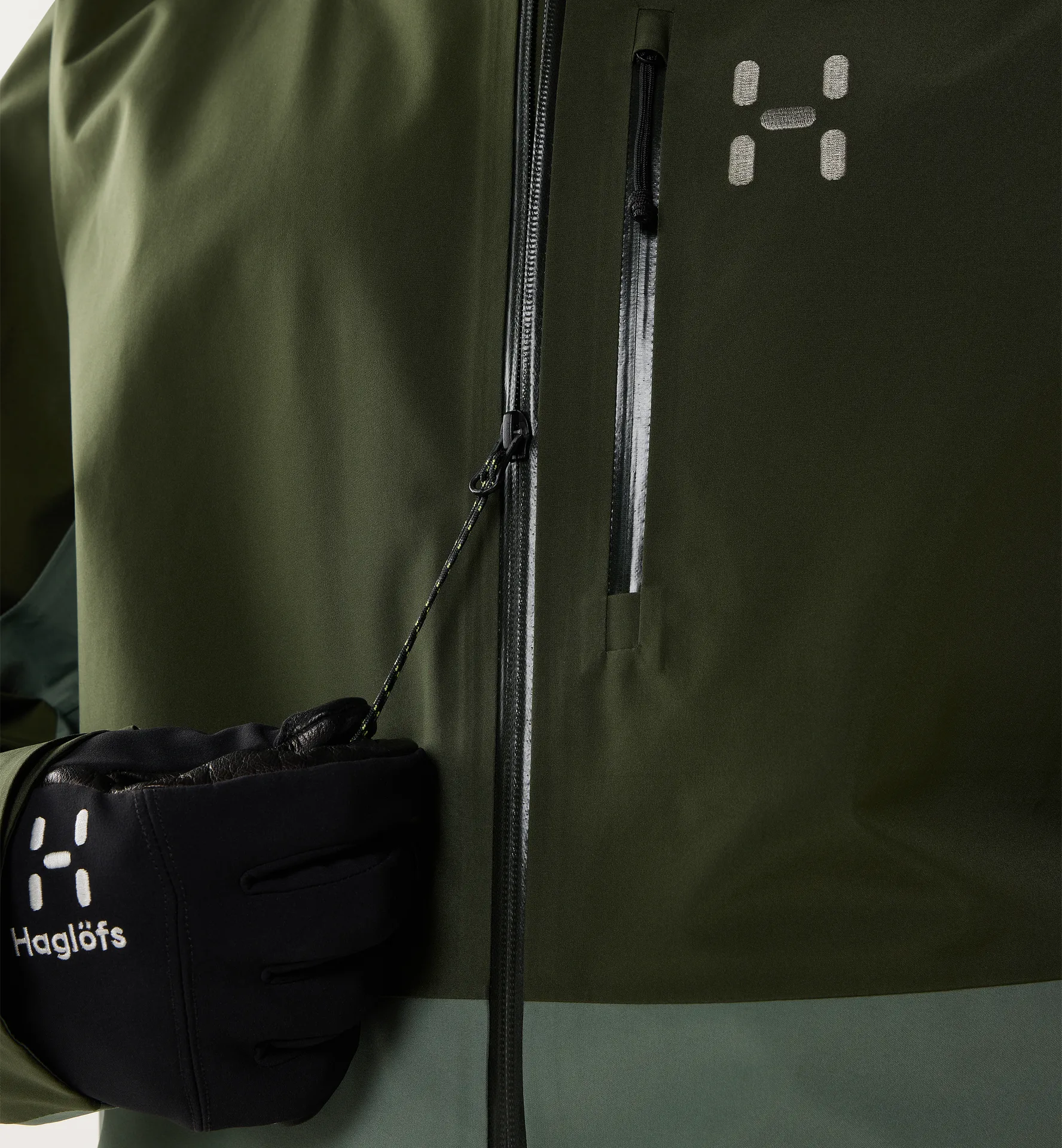 Alper Proof Jacket Men Seaweed Green/Chlorophyll Green